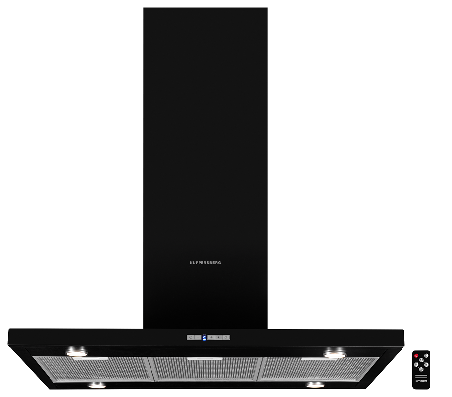 Изображение товара Островная вытяжка Kuppersberg Dudl 4 BL черный 89.7 см высокая производительность