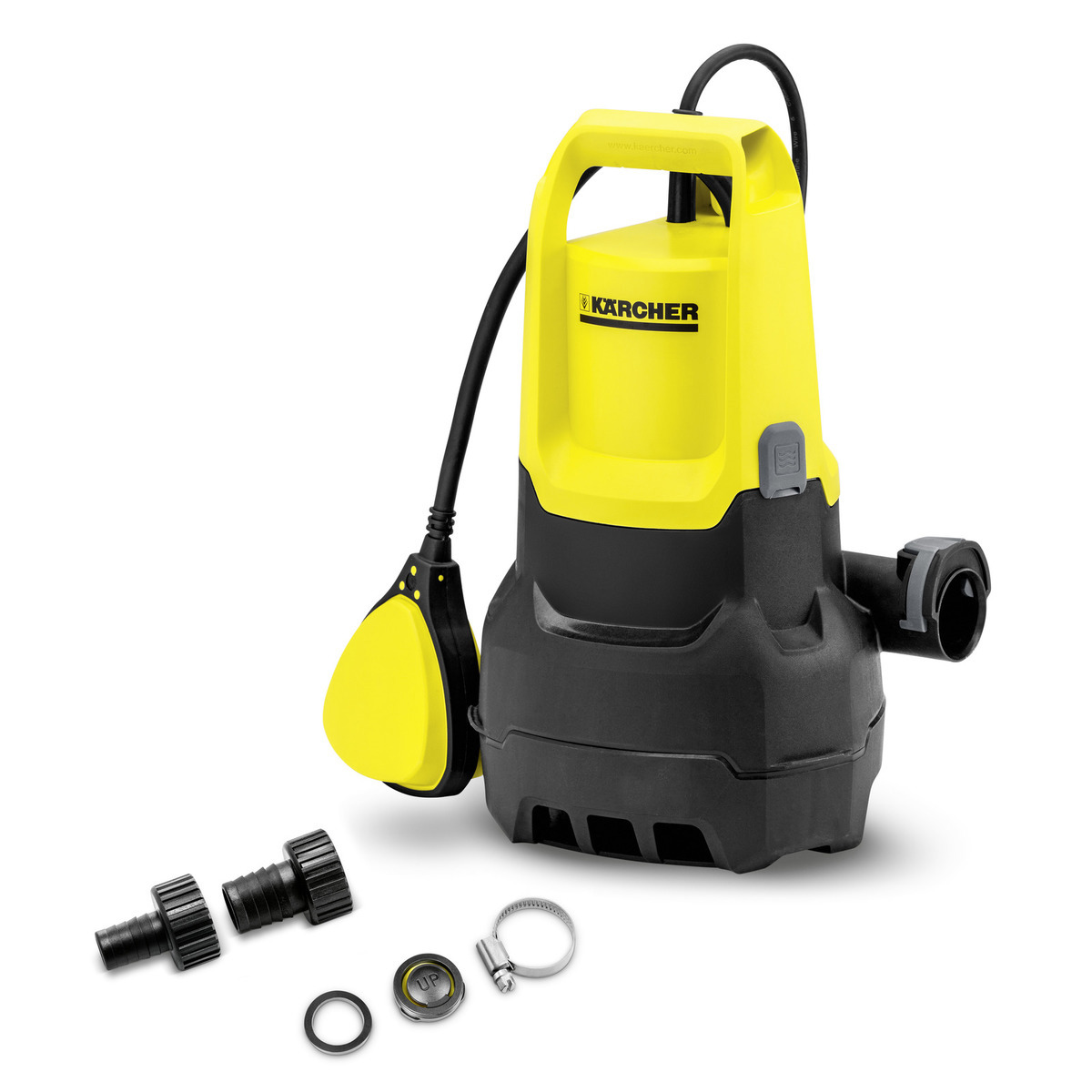Изображение товара Насос погружной дренажный Karcher Sp 1 dirt connector set чистая и загрязненная вода расход 5500 л/ч