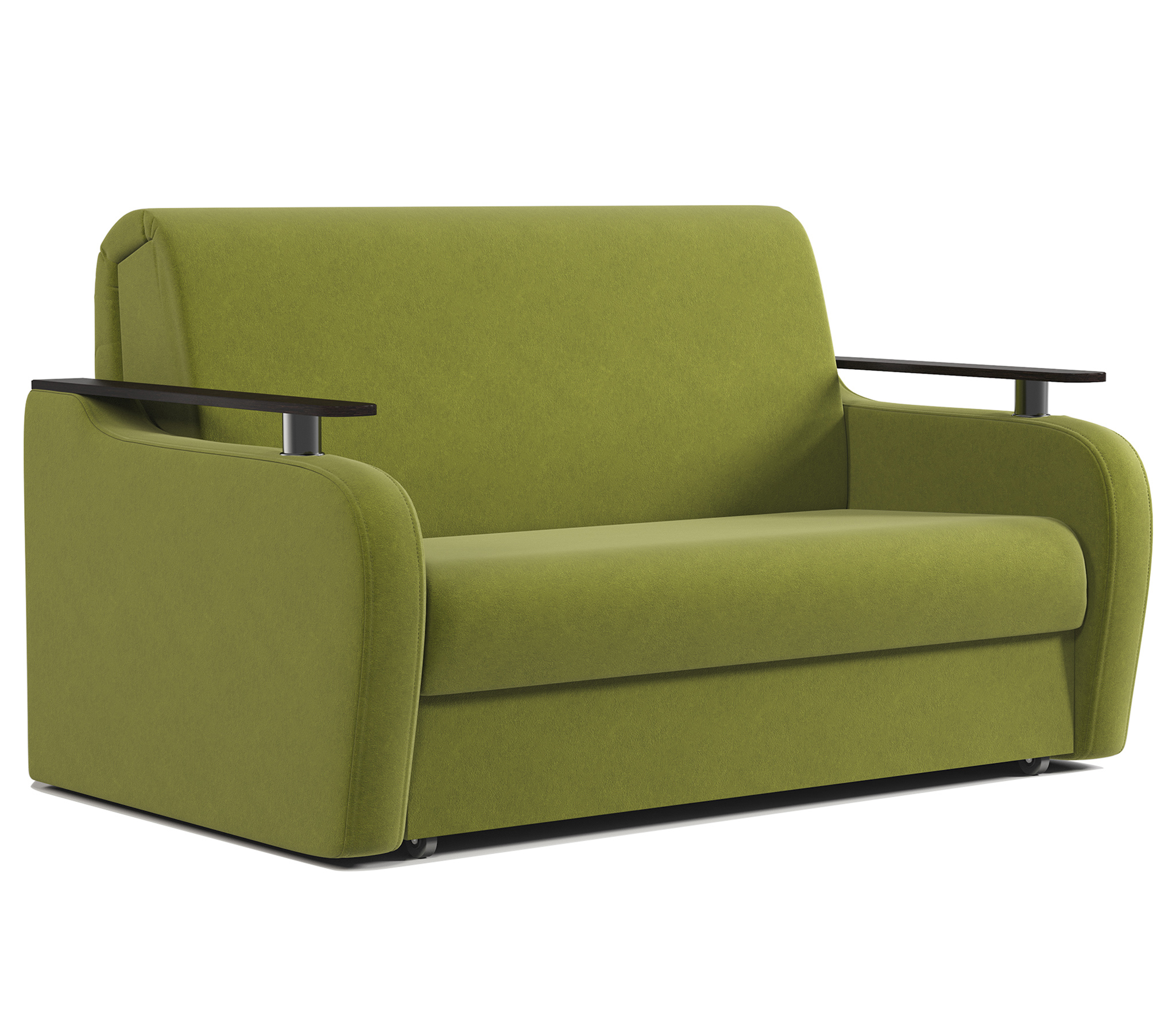 Изображение товара Диван Шарм-Дизайн Гранд д 144x95x110 см велюр Зеленый