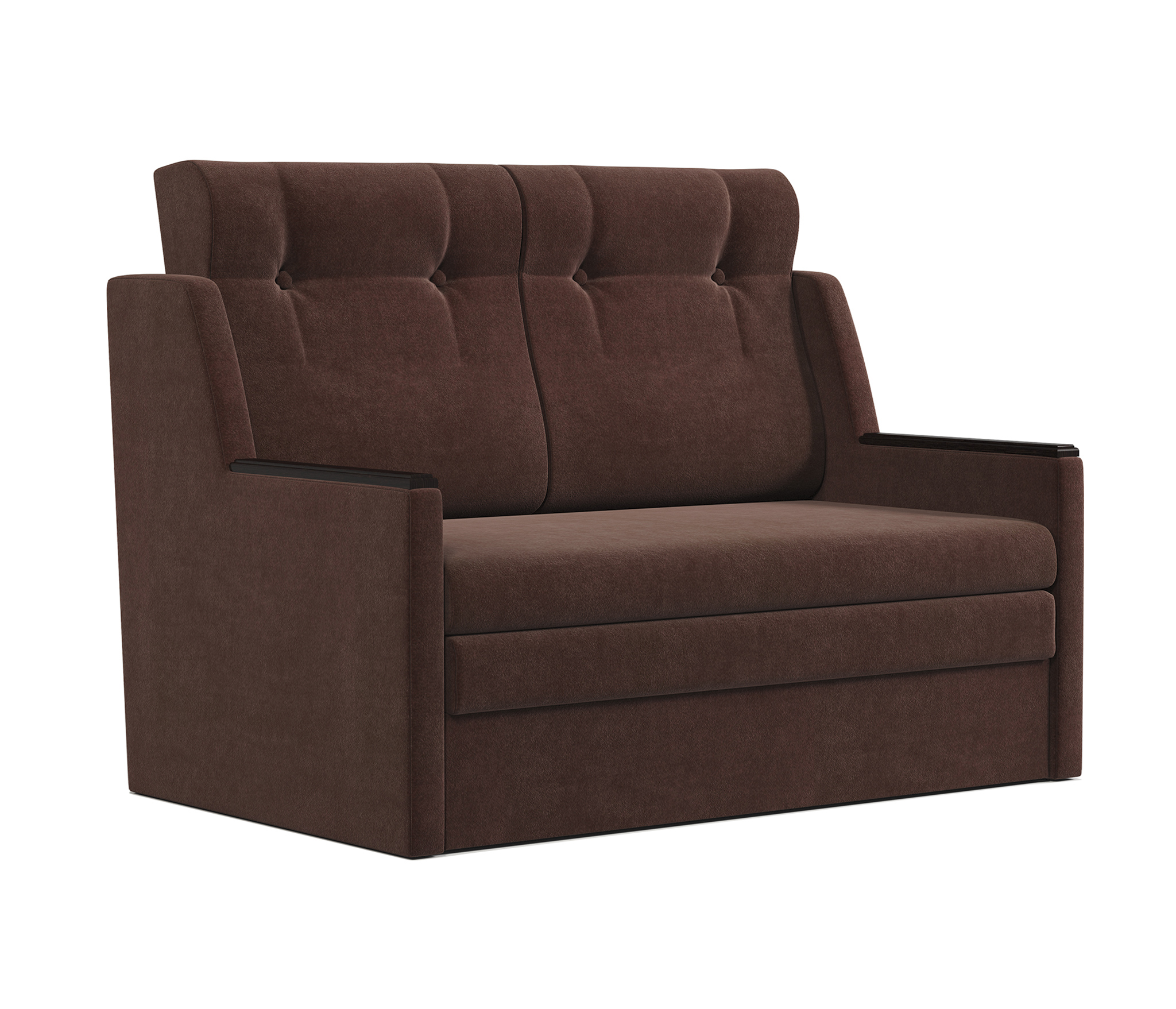 Изображение товара Диван Шарм-дизайн Классика 2Д 137x109x84 см шоколад