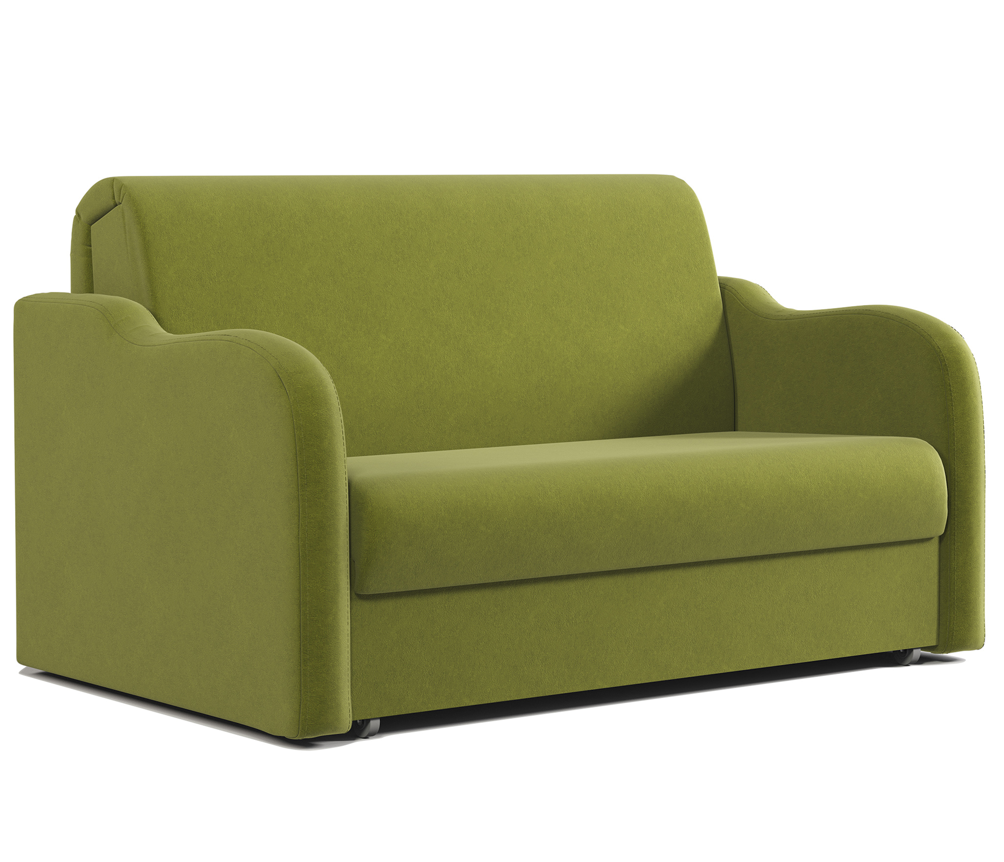 Изображение товара Диван Шарм-дизайн Коломбо 160x110 см велюр зеленый