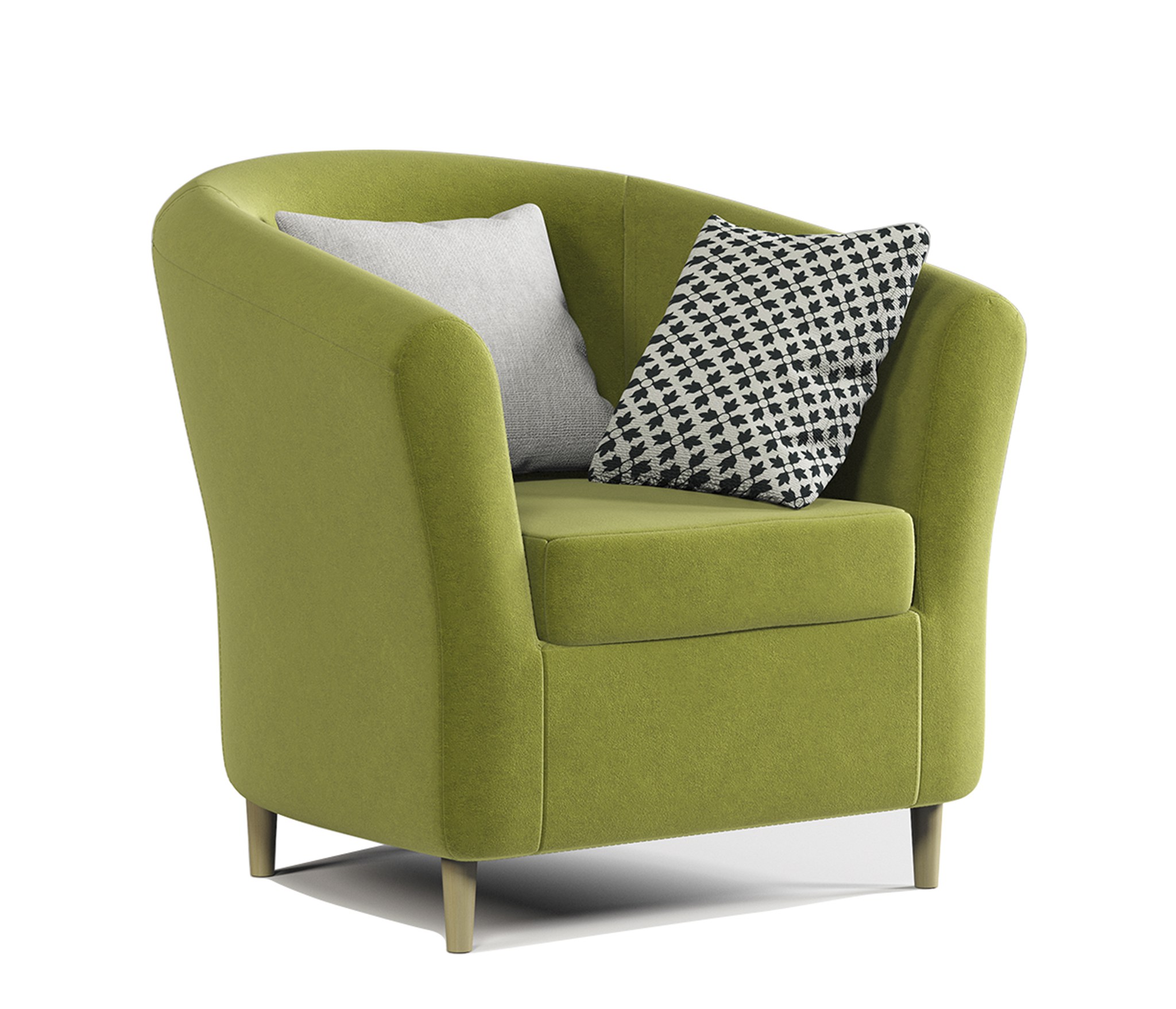 Изображение товара Кресло Шарм-дизайн Евро Лайт зеленое комфортное мягкое гипоаллергенное