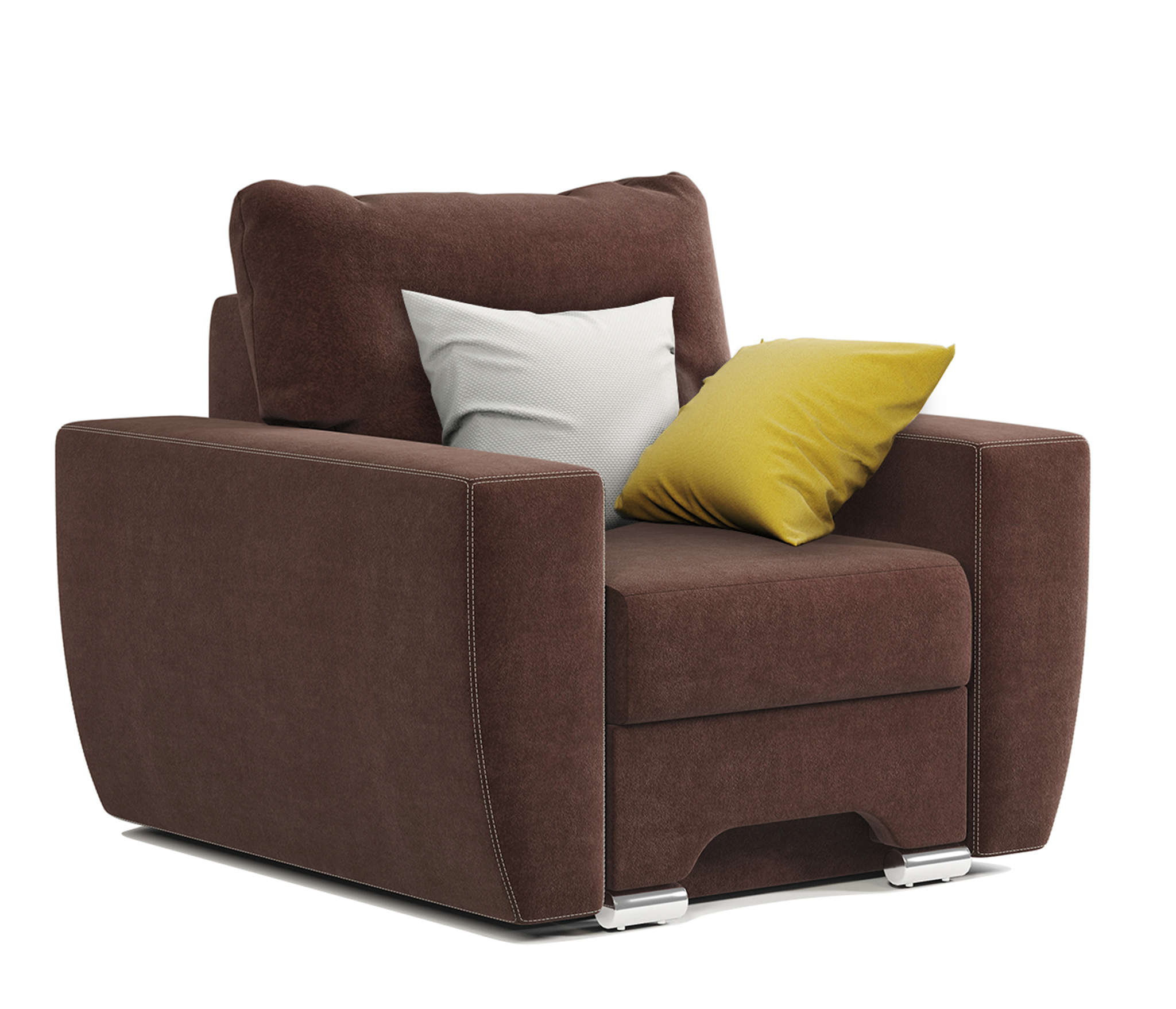 Изображение товара Кресло-кровать Шарм-дизайн Еврошаг шоколад 107x100x99.5 см