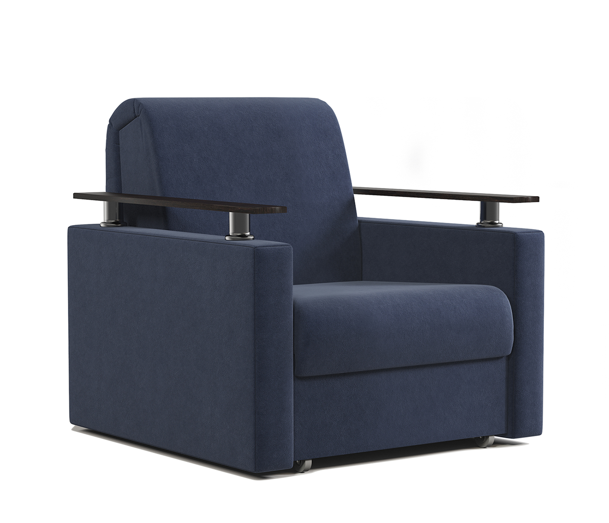 Изображение товара Кресло-кровать Шарм-дизайн Шарм 110x95x110 см велюр с ящиком и механизмом аккордеон