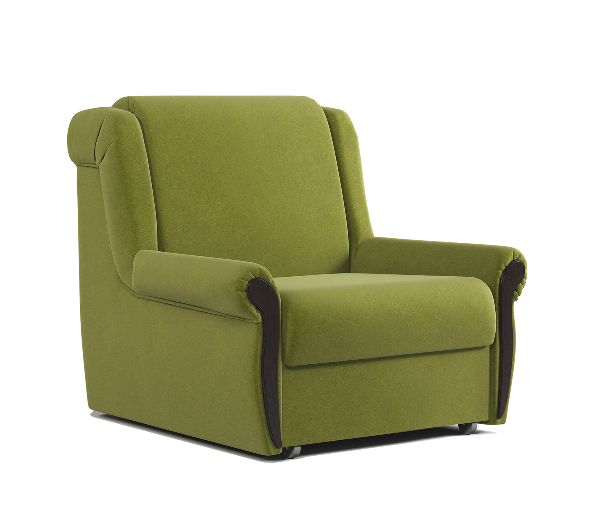 Изображение товара Кресло-кровать Шарм-дизайн Аккорд М зеленый велюр
