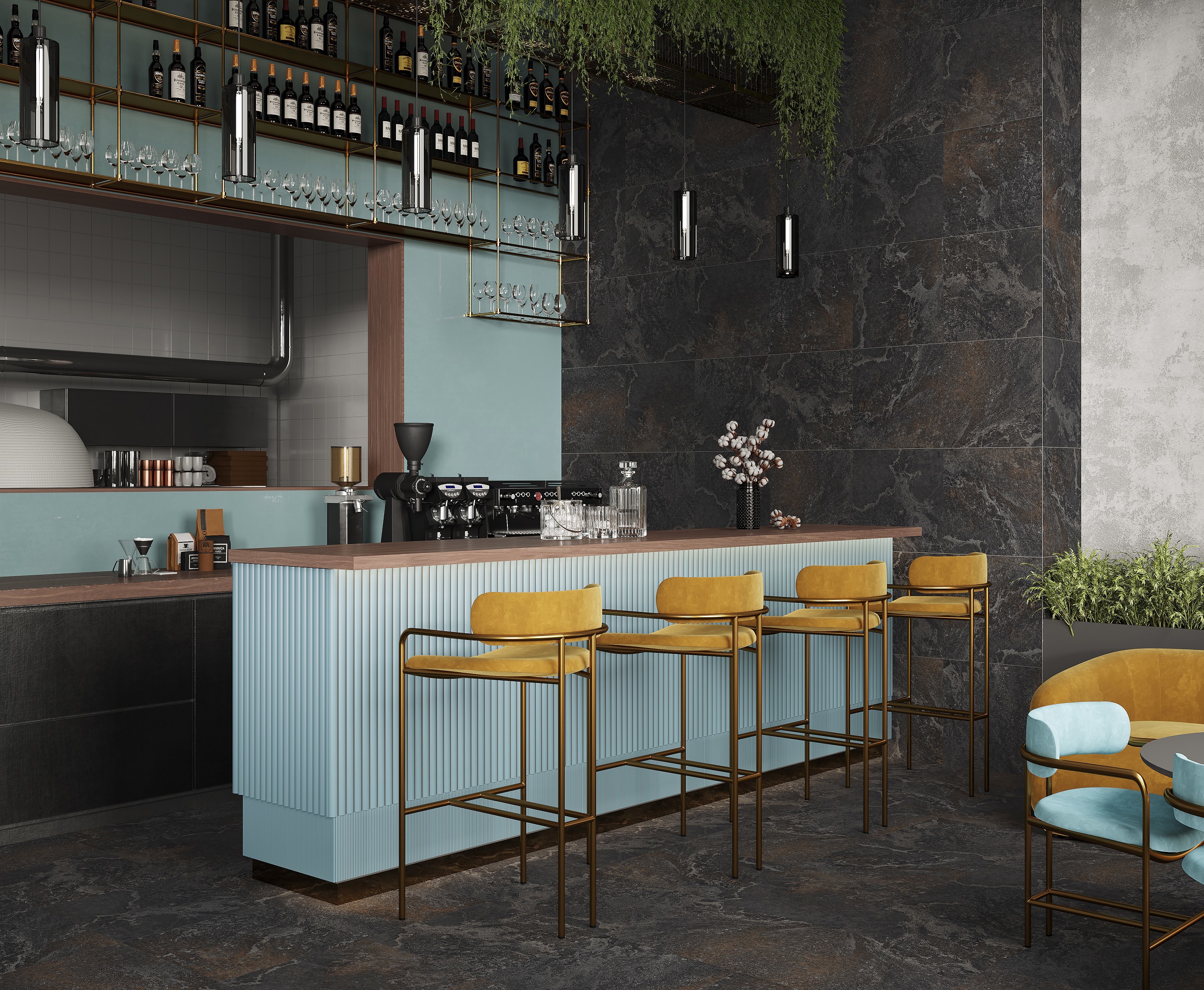 Изображение товара Керамогранит Laparet x9999293137 60x120см 1.44 м² цвет графит, цена за упаковку