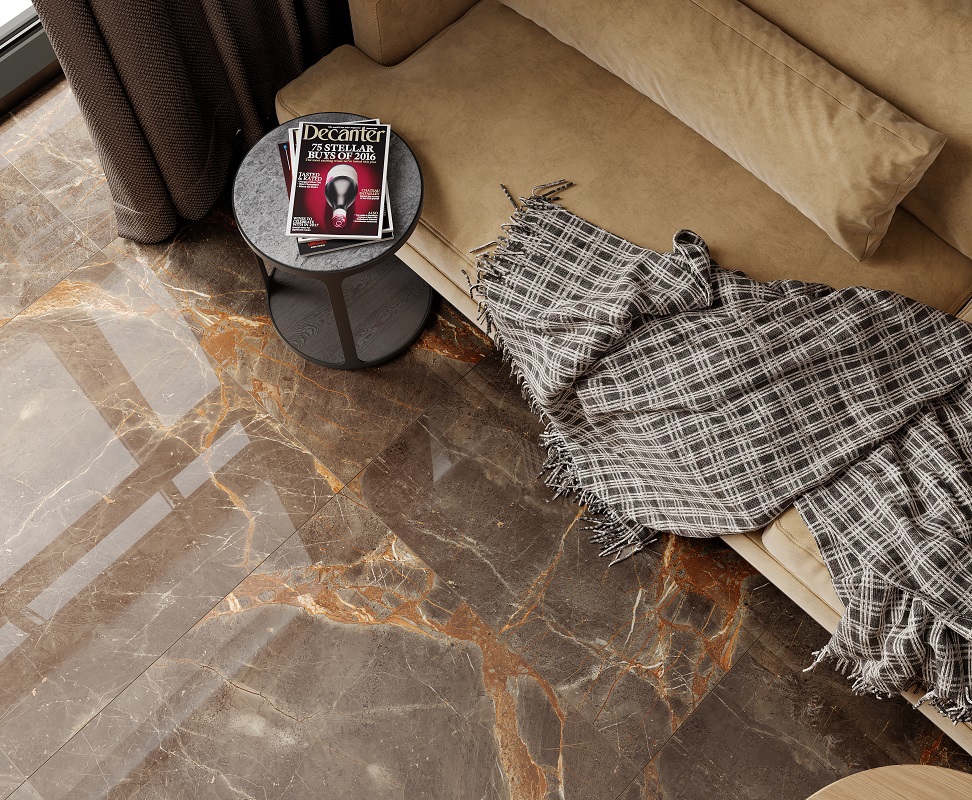 Изображение товара Керамогранит Laparet Nebula Brown 80x80 см коричневый для пола и стен