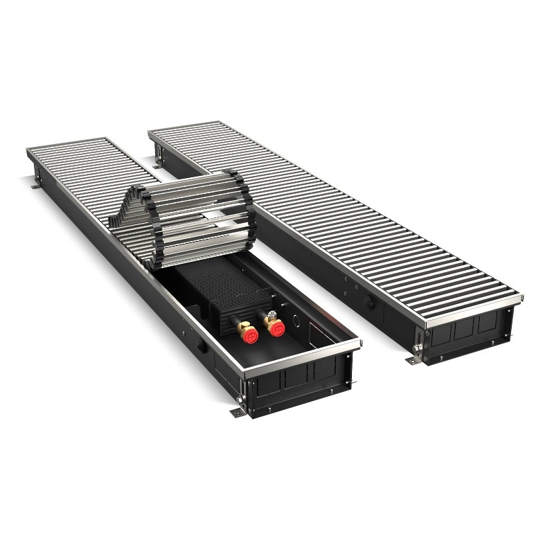 Изображение товара Конвектор внутрипольный Royal Thermo Atrium 90x200x2000 мм биметалл серый