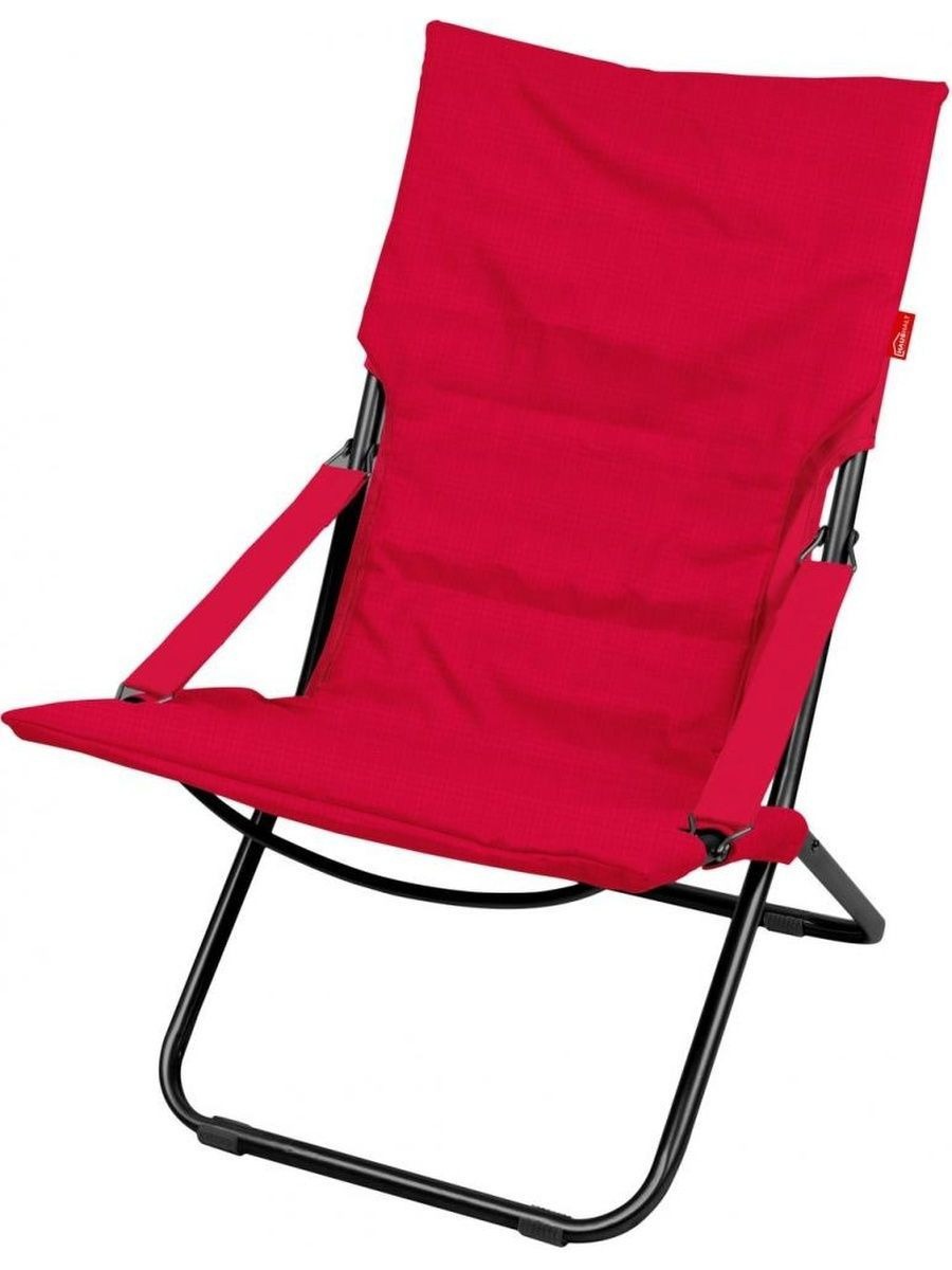 Изображение товара Кресло садовое Nika HHK4-R металлическое складное с поликоттоном и съемным матрасом