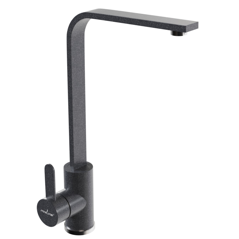 Изображение товара Однорычажный смеситель для кухни Mixline Ml-gs14 высота 35.6 см серый