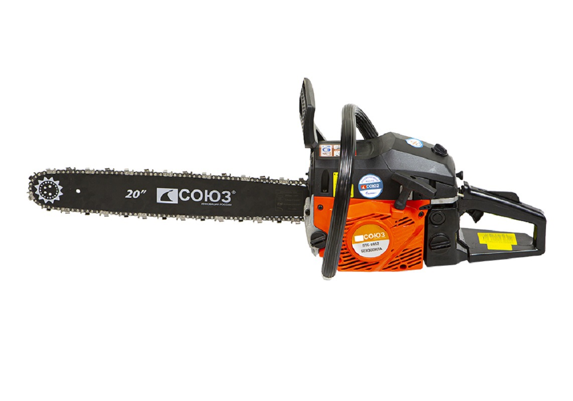 Изображение товара Бензопила Союз Птс-9952 3.5 л.с. шина 50 см