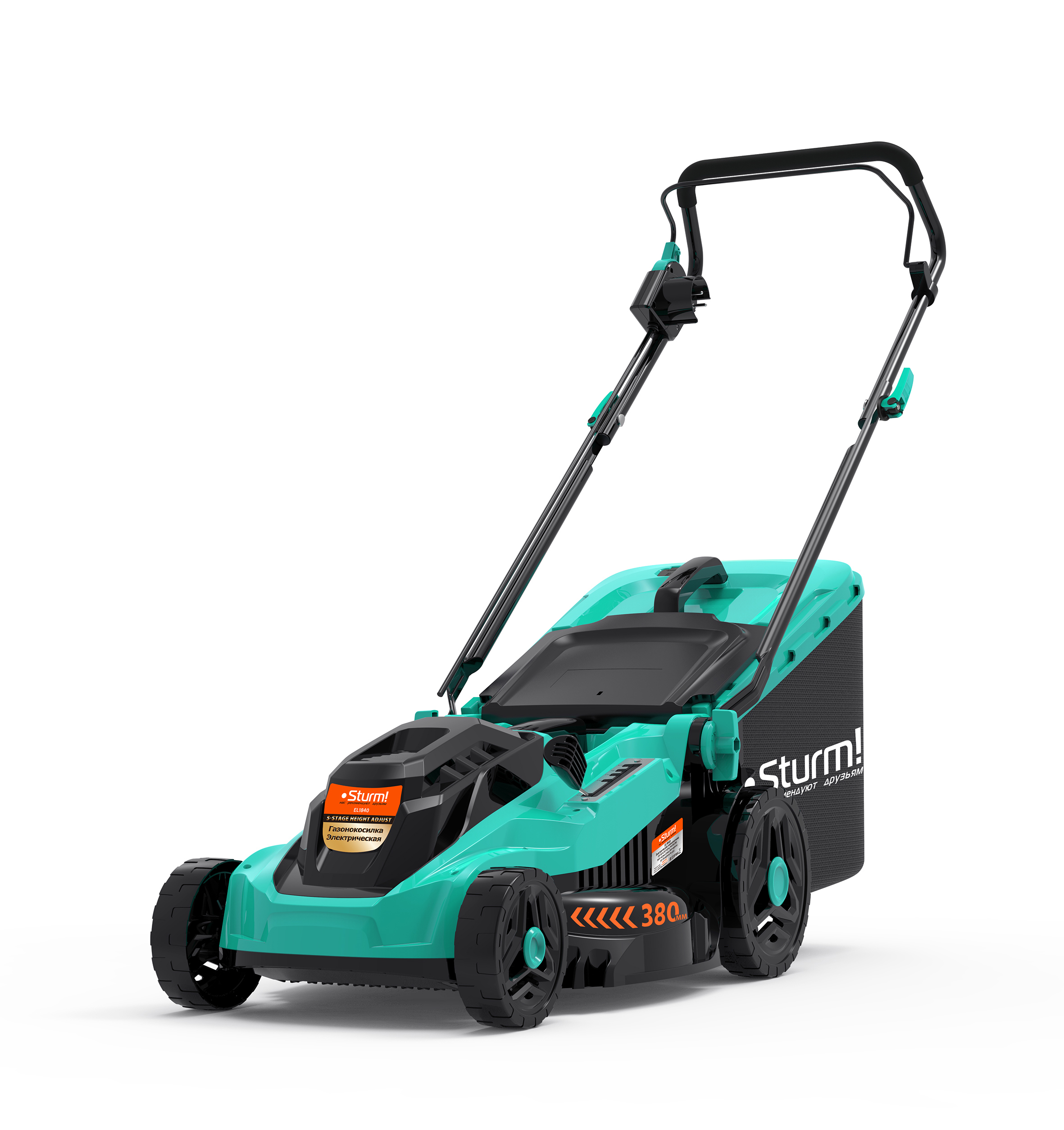 Изображение товара Газонокосилка электрическая Sturm! El1840 1800 Вт 38 см