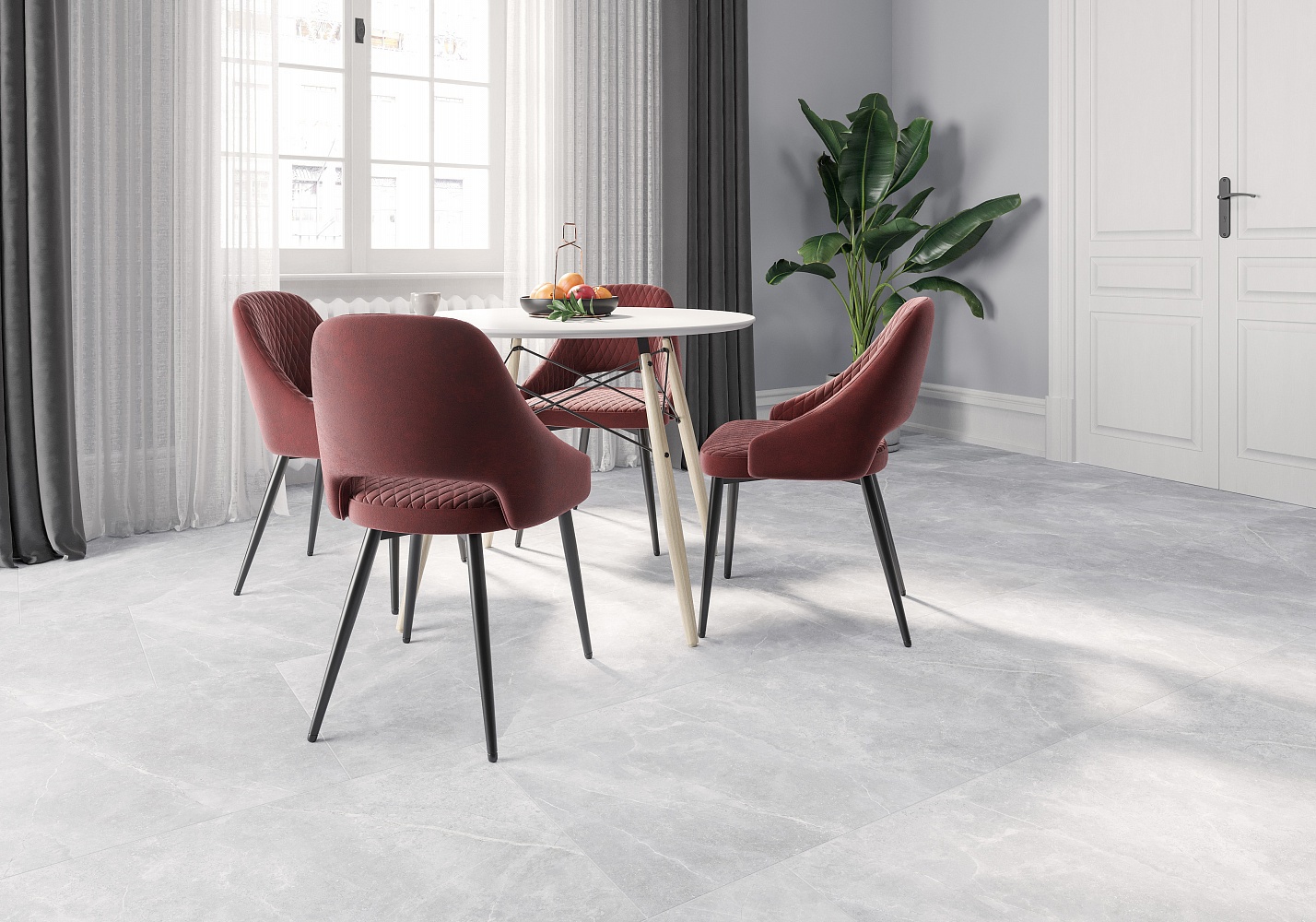 Изображение товара Керамогранит Creto Space Stone серый 59.5x59.5 - высокое качество и стильный дизайн