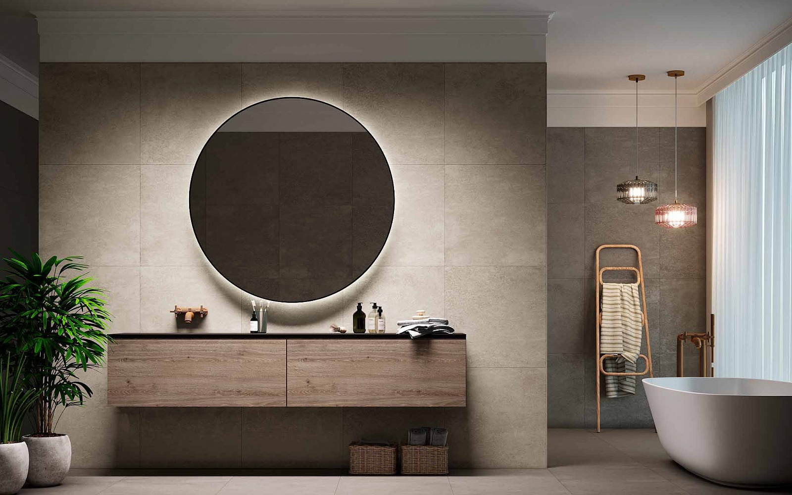 Изображение товара Керамический гранит Creto Style Gray 60x60 см для стен и пола