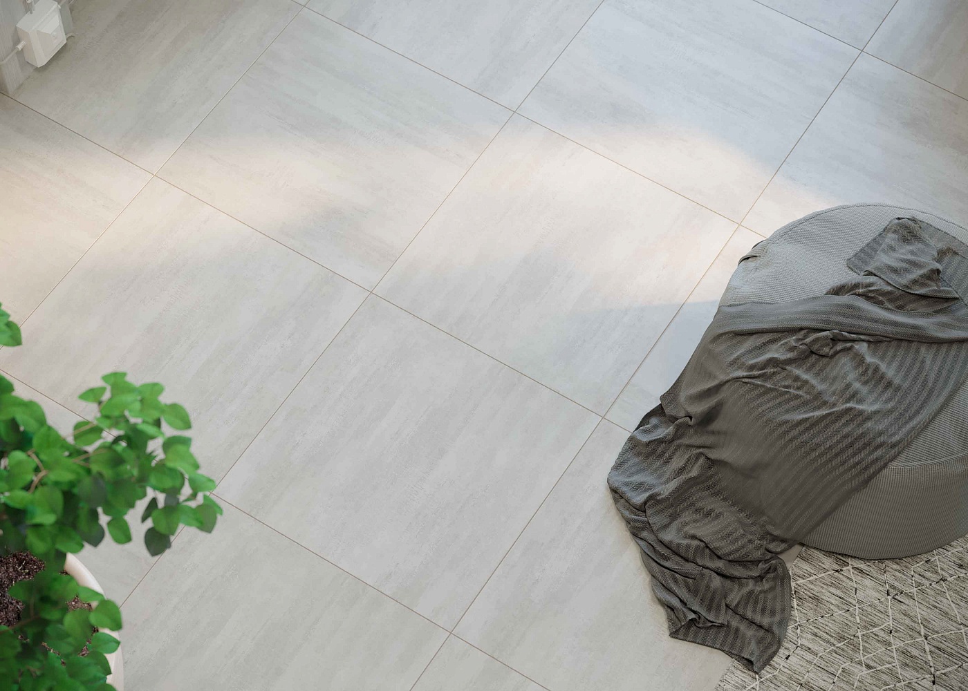 Изображение товара Керамический гранит Creto Lines 60x60 см светло-серый для пола и стен