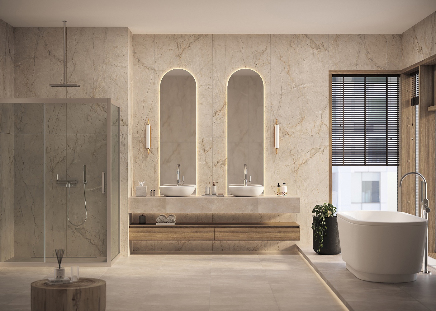 Изображение товара CRETO MPL 057670 Ceppo Di Beige 80x160 см керамогранит крупный формат