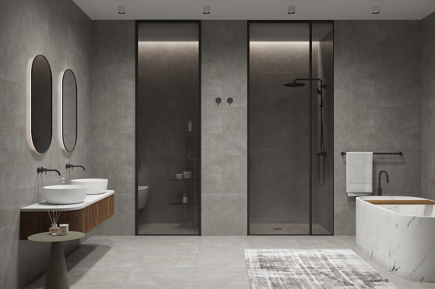 Изображение товара Керамический гранит Creto Denver light grey 60x60 R Mat