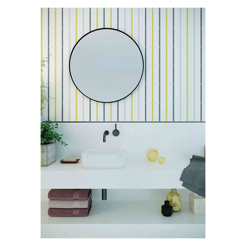 Изображение товара Керамическая настенная плитка Creto Flora 20x60см для стен интерьера