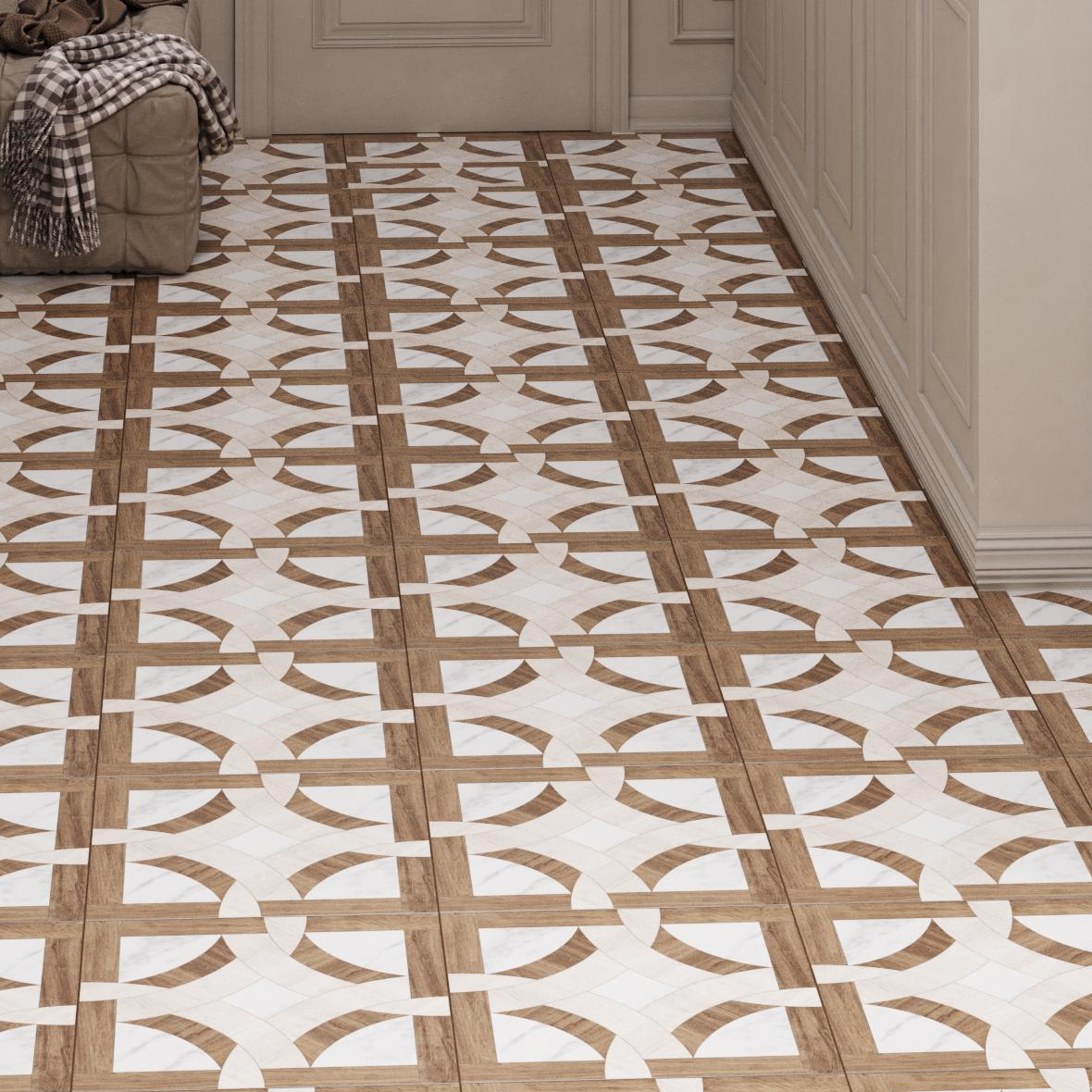 Изображение товара Глазурованный керамогранит Piezarosa Тулуза 45x45 см для интерьера и экстерьера