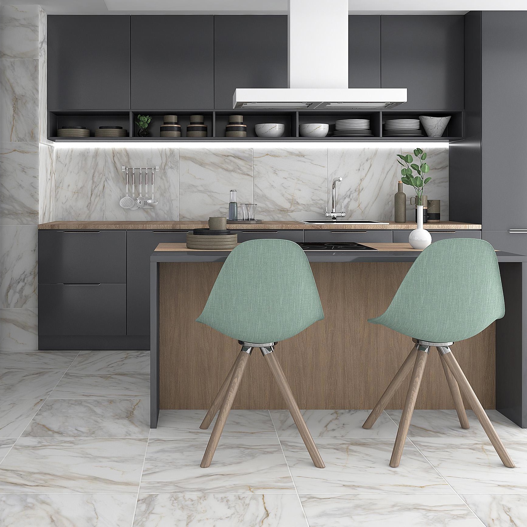 Изображение товара Керамогранит Helio 60x60 см 1.8 м² цвет белый