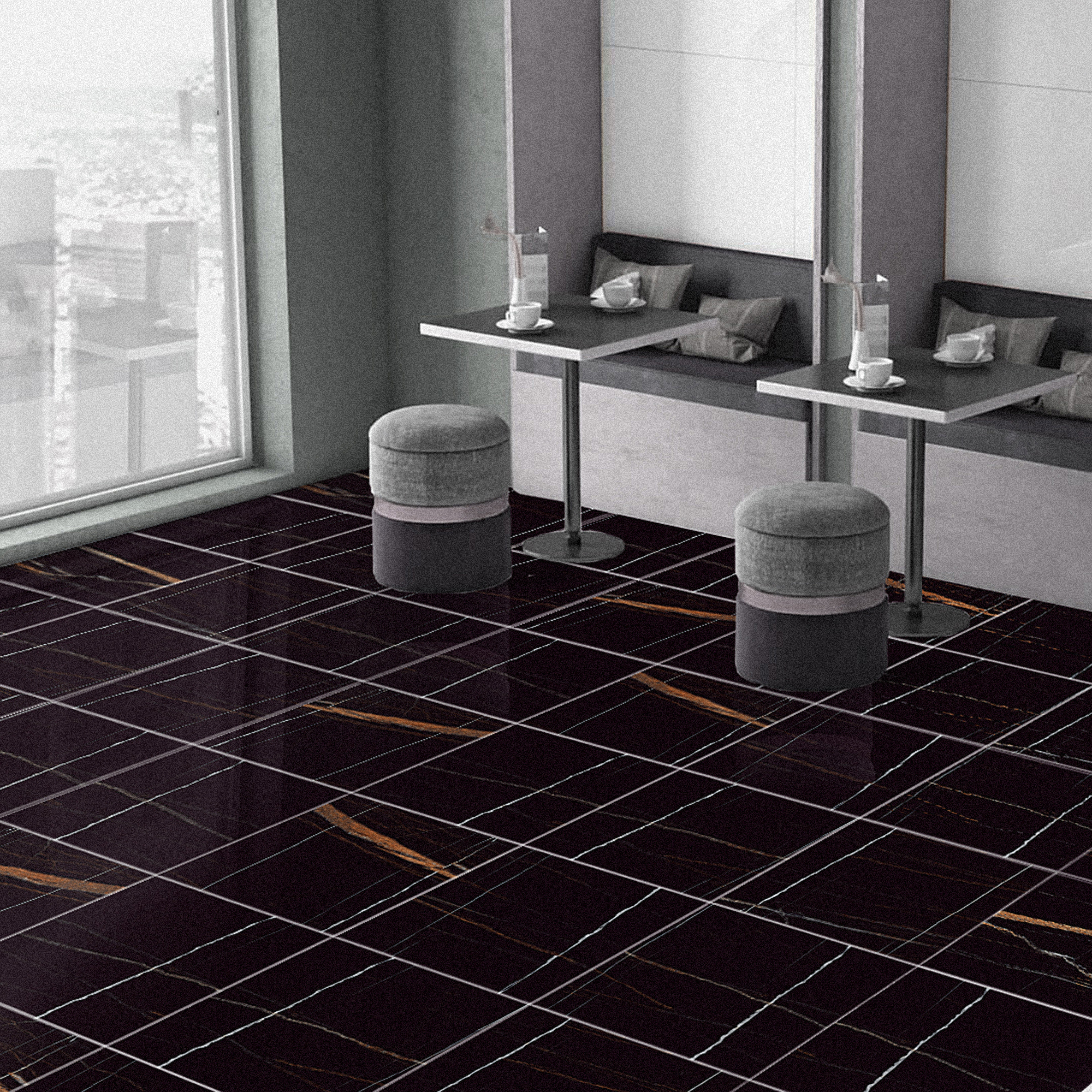 Изображение товара Керамогранит Laurent Pol 60x60 см коричневый для пола и стен, водостойкий