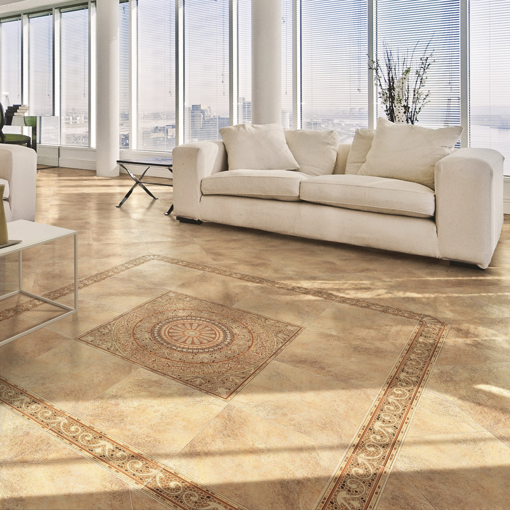 Изображение товара Керамогранит LB Ceramics Тенерифе 45x45 см бежевый матовый