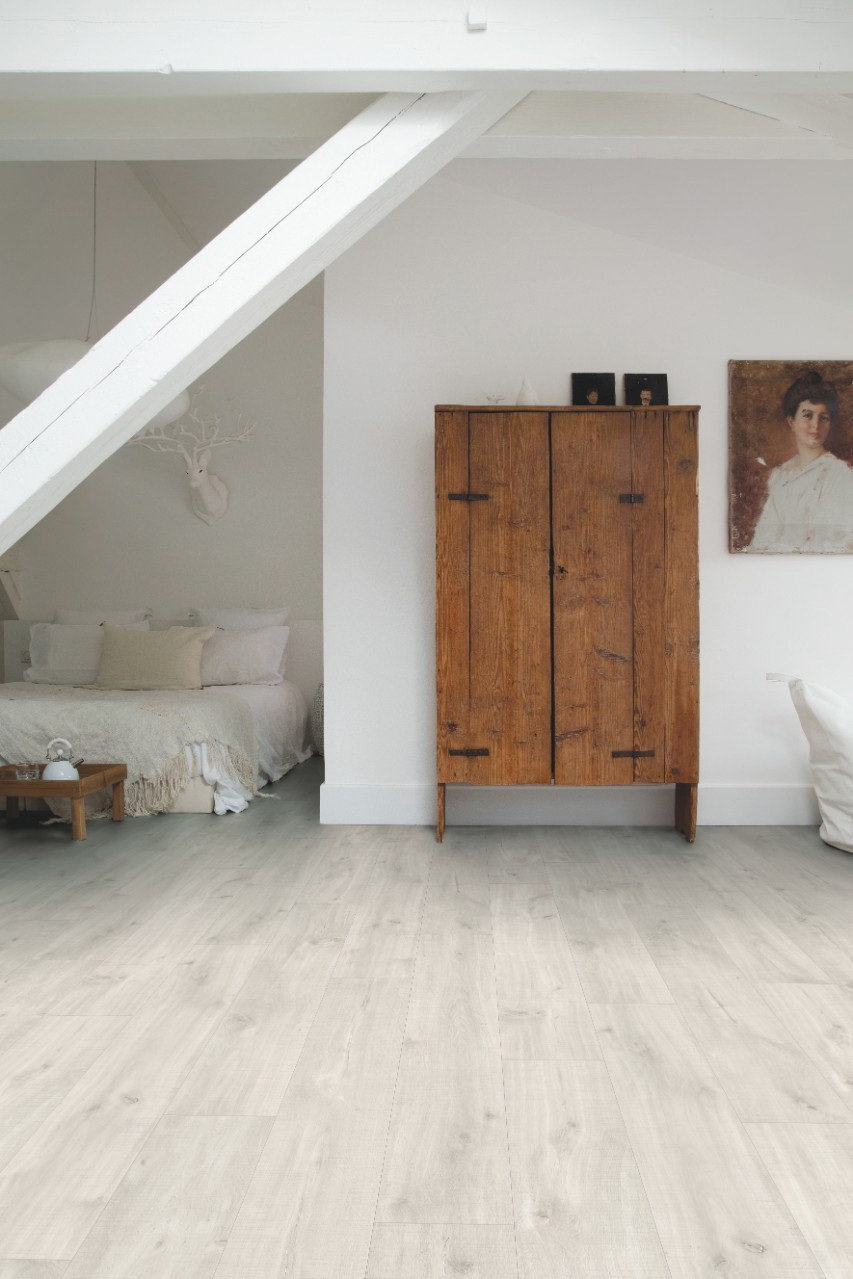 Изображение товара ПВХ плитка QUICK STEP Дуб каньон светлый пиленый 4.5 мм 2.105 м² водостойкая