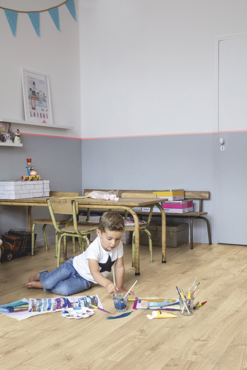 Изображение товара ПВХ плитка Quick Step Дуб осенний светлый 4.5 мм 2.22 м² замковое соединение