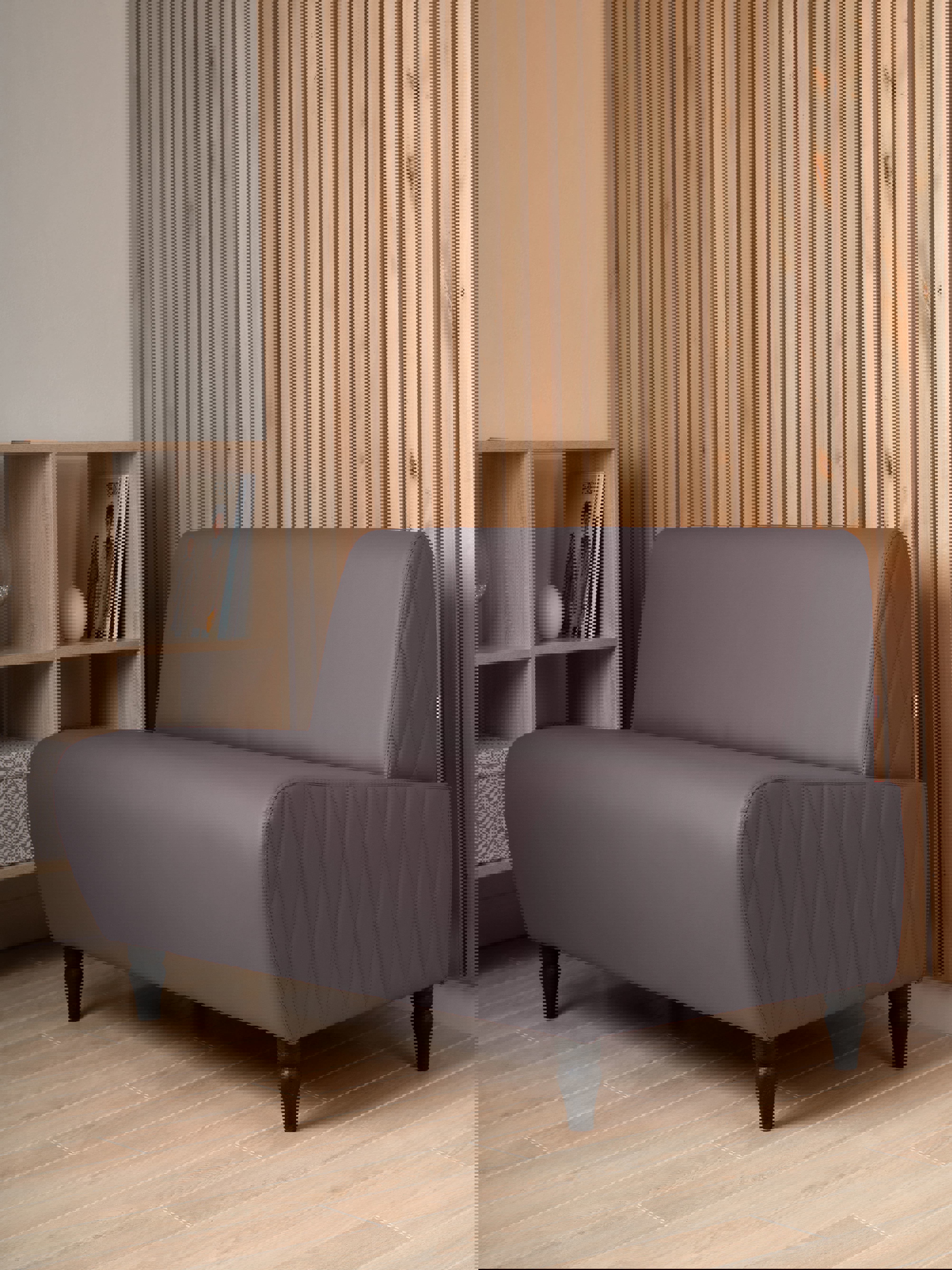 Изображение товара Компактный диван Буно из искусственной кожи MONOFIX 110x73x67 см коричневый