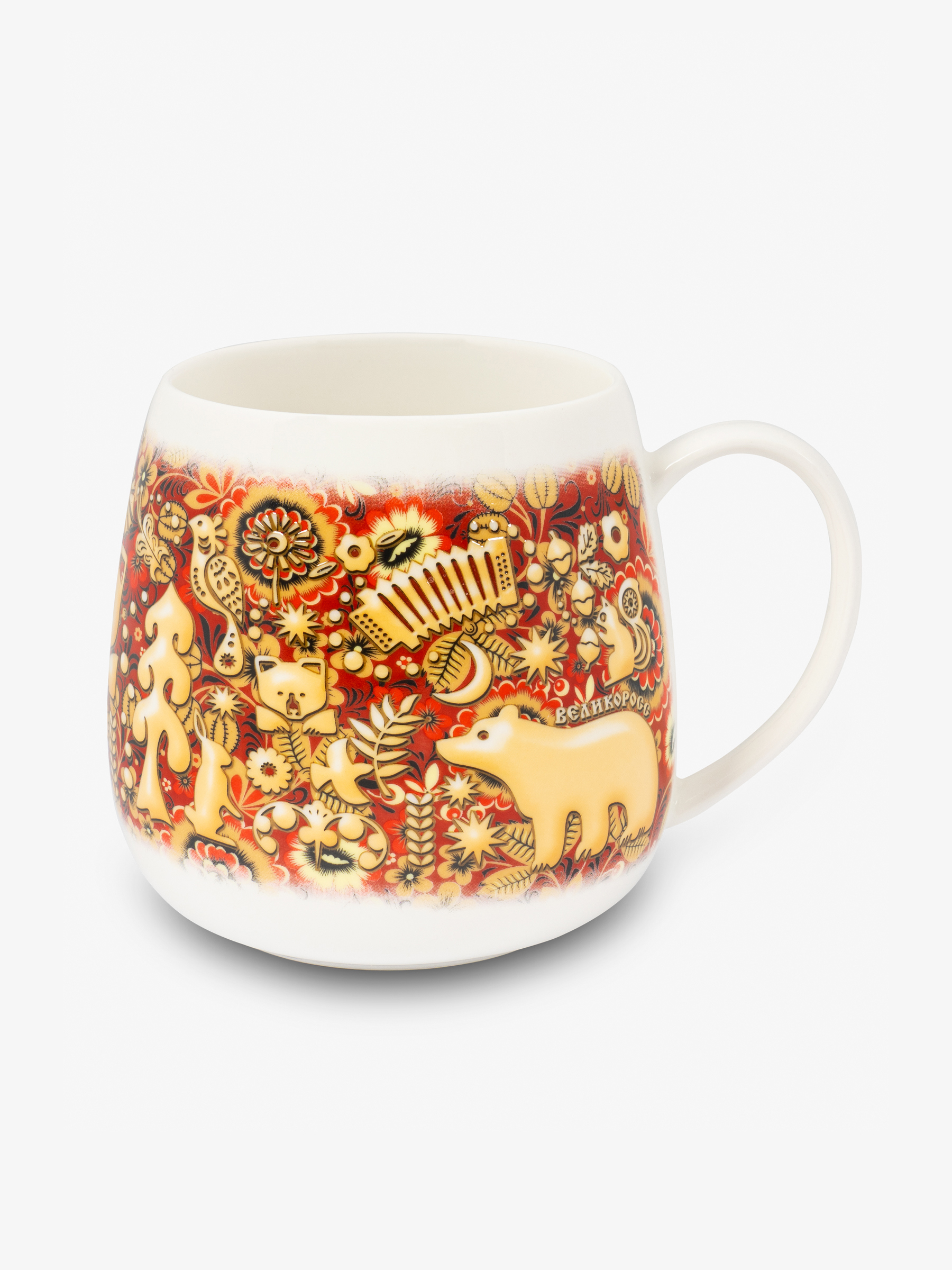 Изображение товара Кружка 525 мл ВЕЛИКОРОСС Краски осени из фарфора Россия