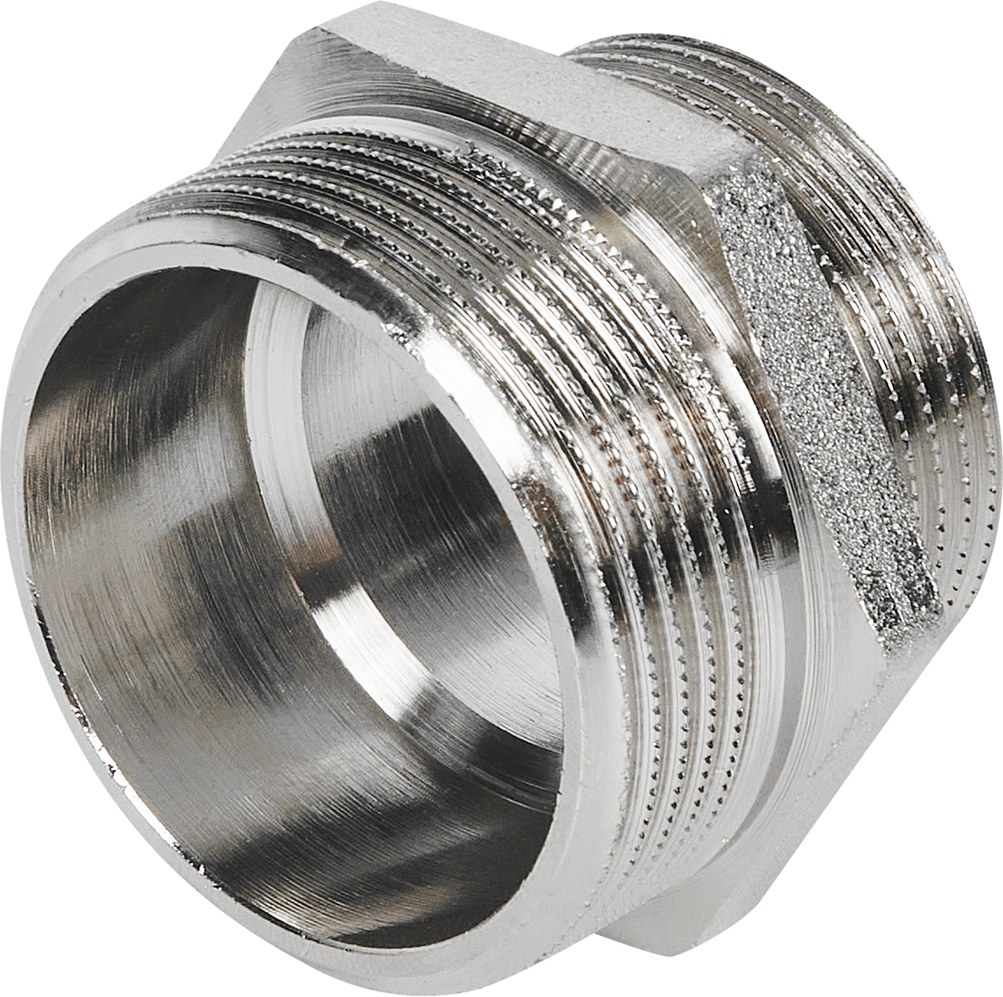 Ниппель переходной Stout 1 1/4"x1 1/2" НР никелированная латунь SFT-0004-112114