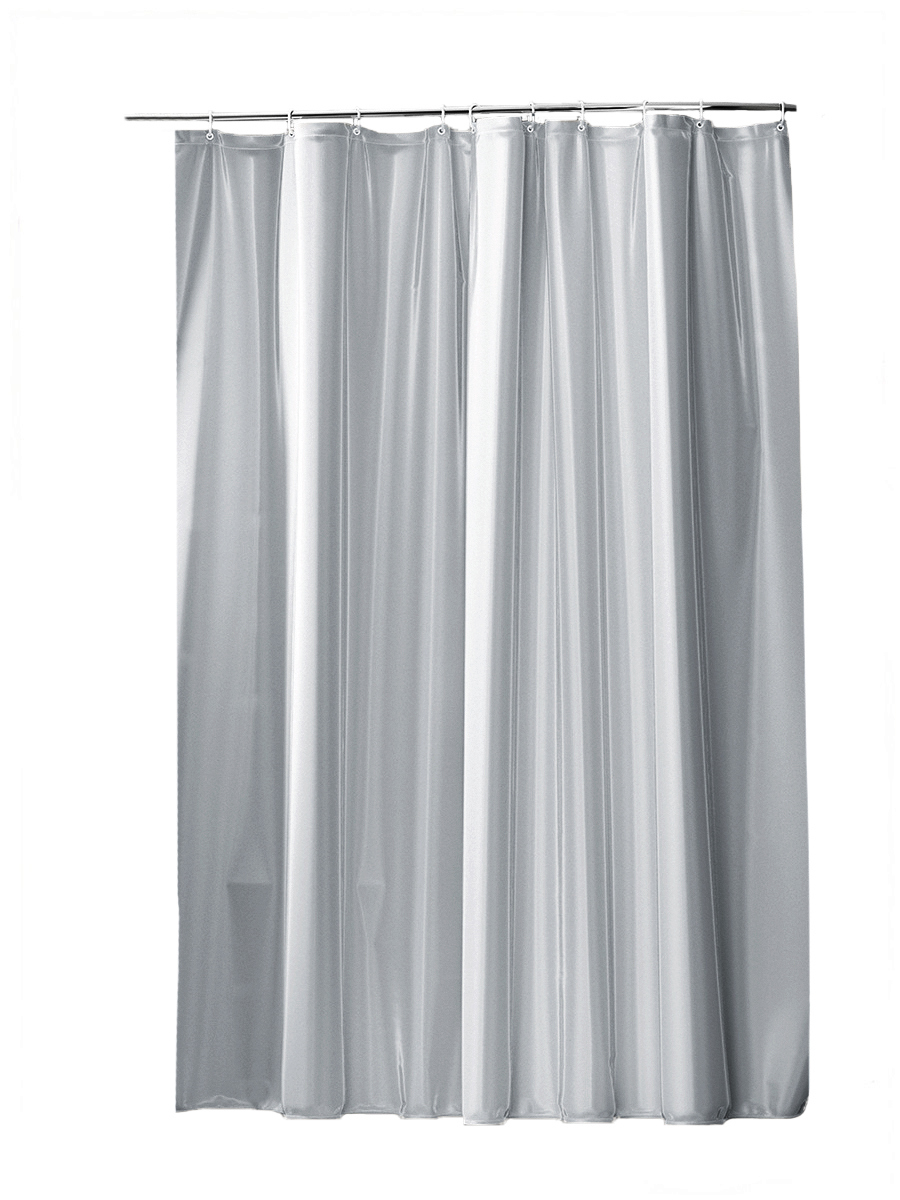 Изображение товара Штора для ванной Bath Plus Super Big 280x200 см светло-серая из полиэстера