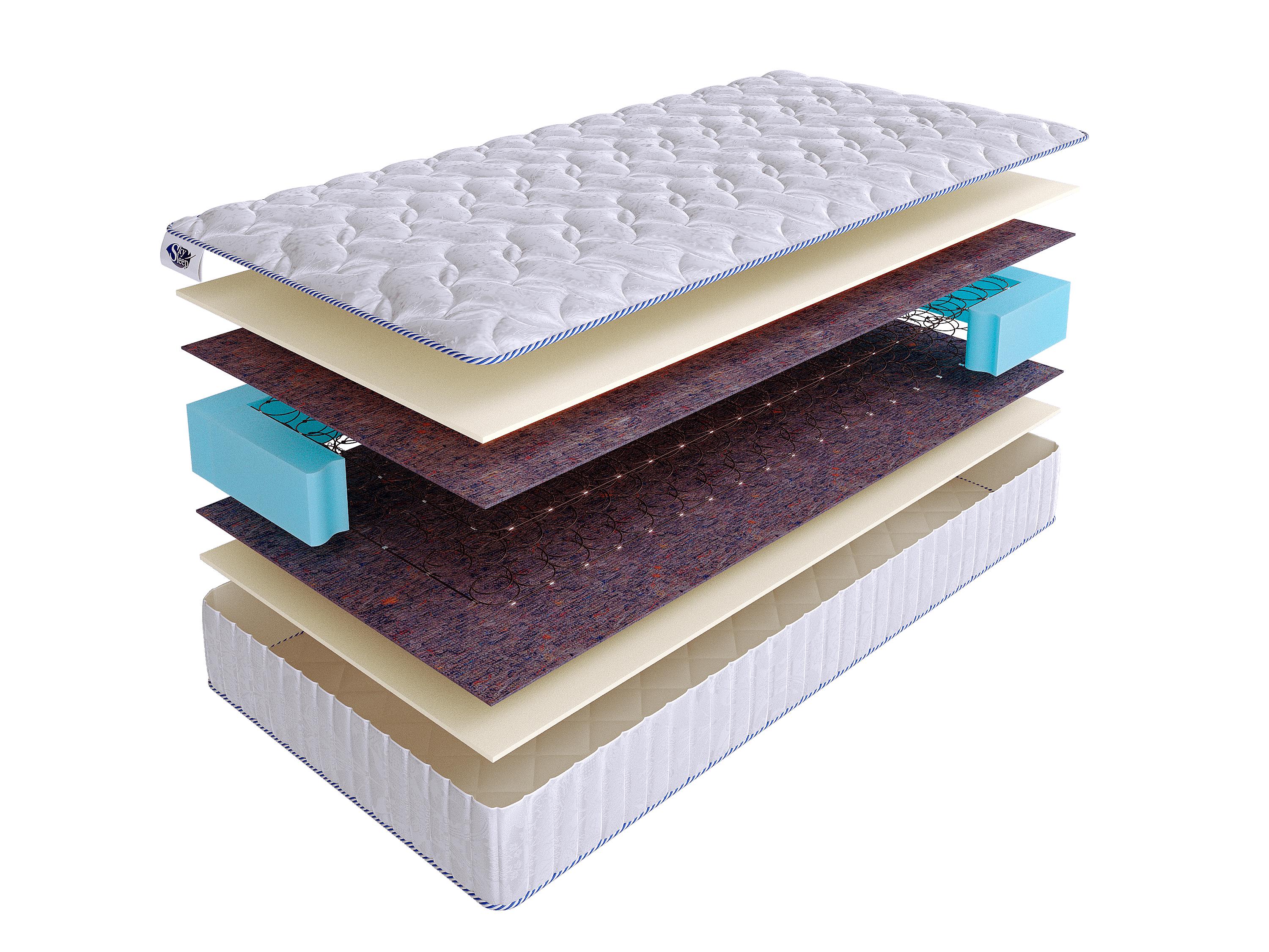 Матрас SkySleep Simple 1 BS 90x200 см зависимый пружинный блок ...