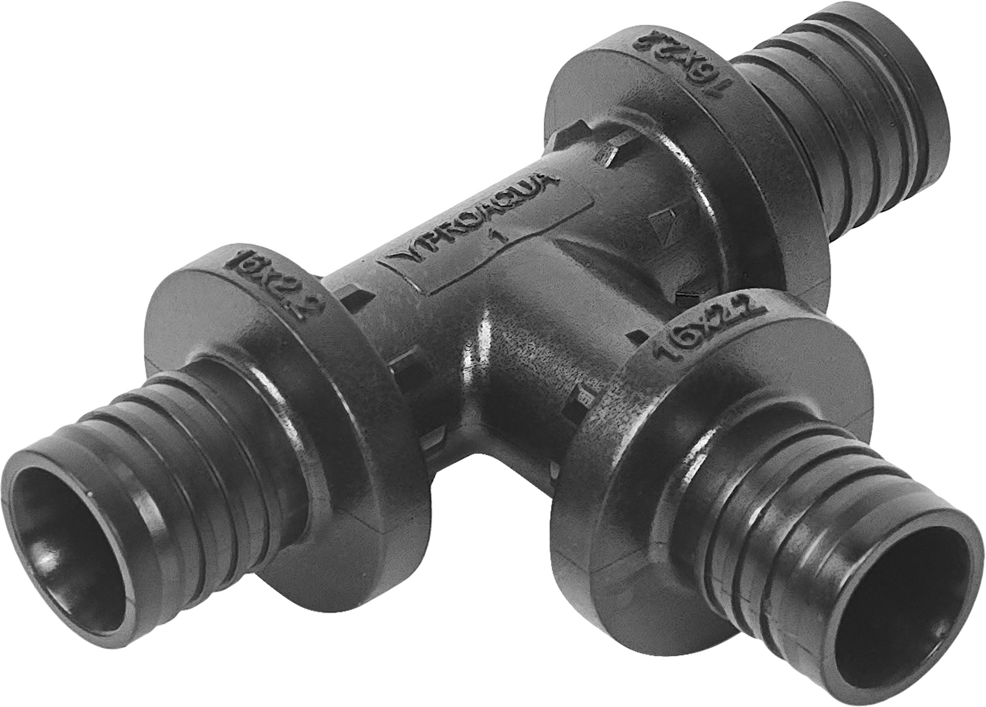 Изображение товара Тройник PRO AQUA PPSU 16x16x16 мм для систем водоснабжения и отопления