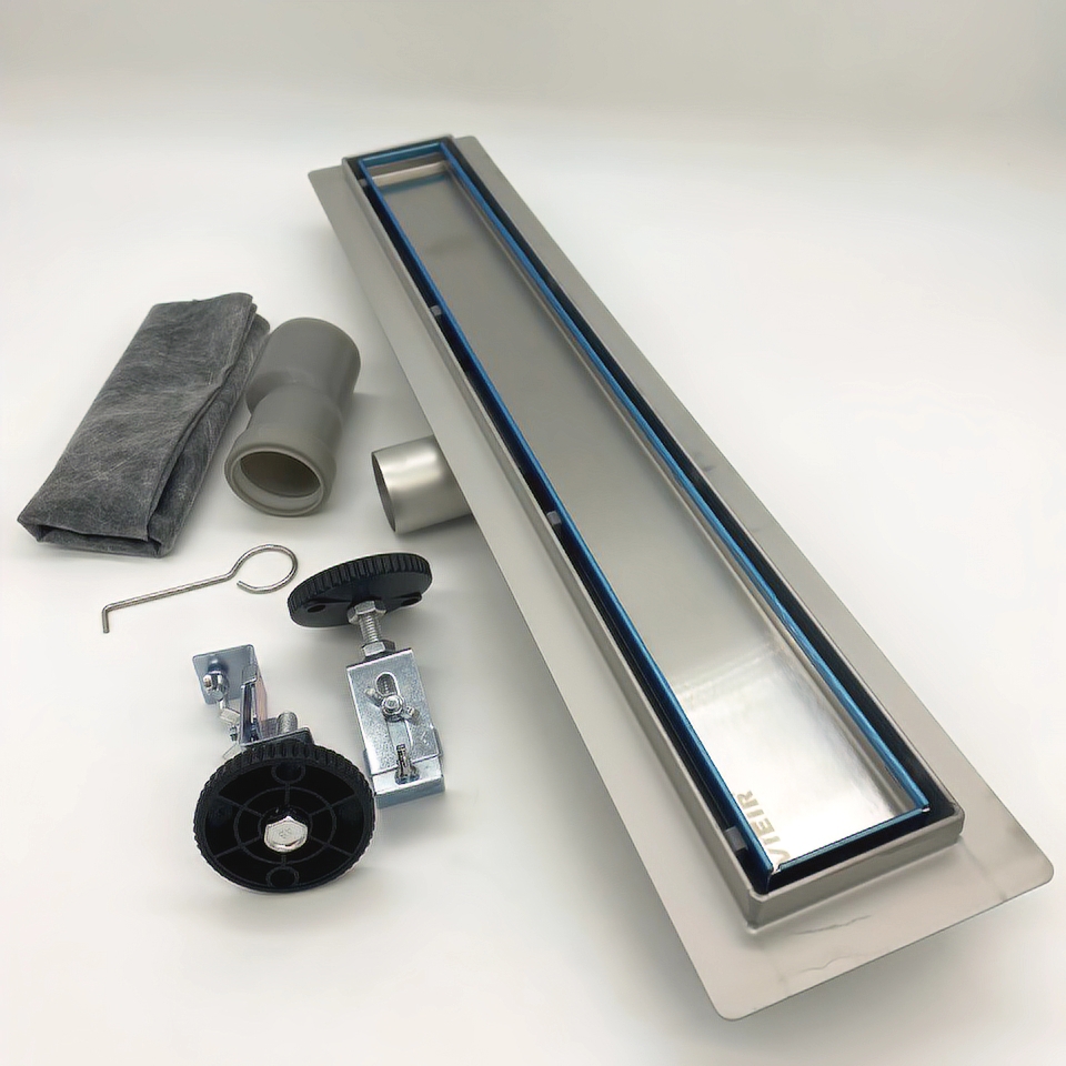 Изображение товара Трап для душа Vieir DL80A сухой затвор 70x800 мм нержавеющая сталь