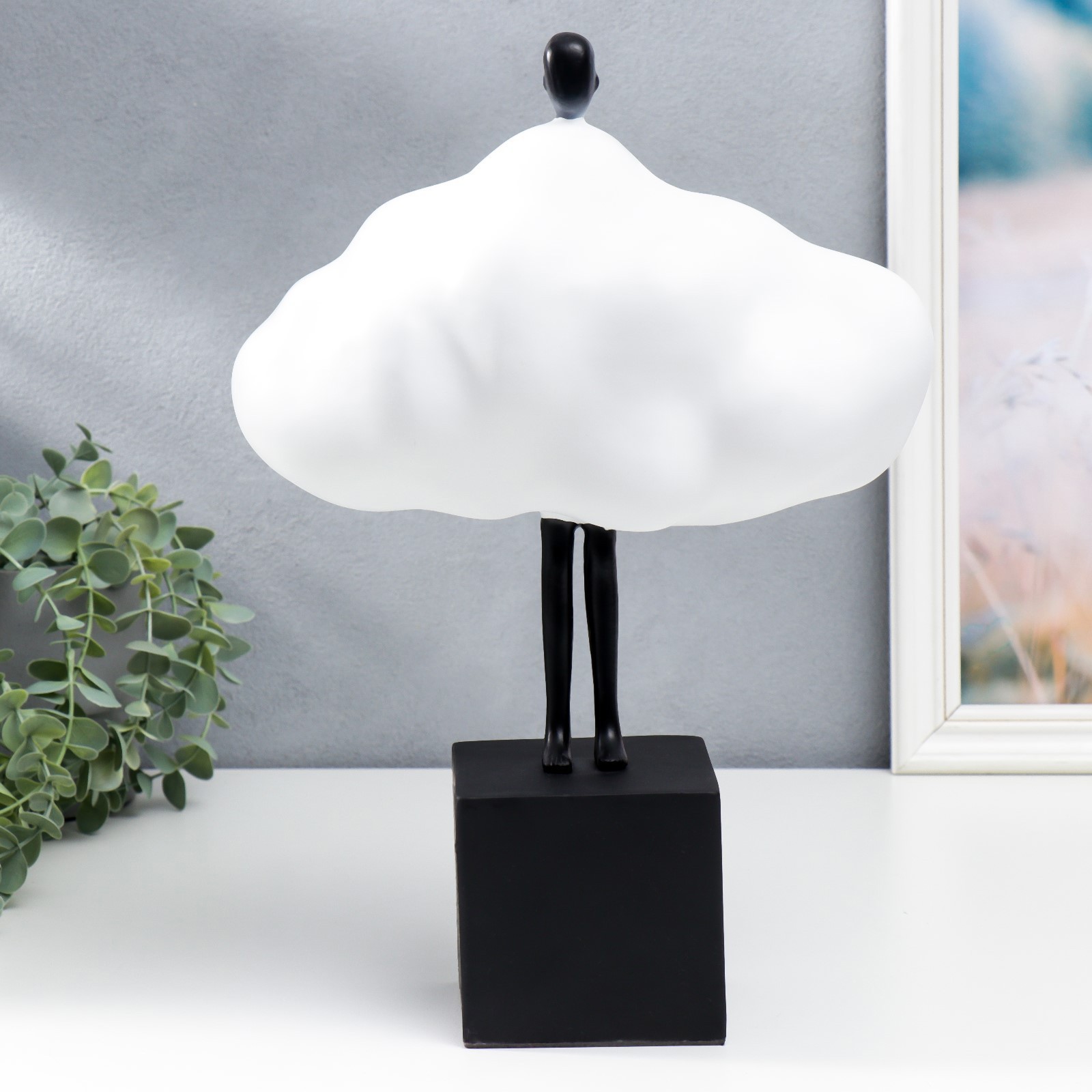 Изображение товара Сувенир интерьерный Абстракция Человек-облако 38x15.5x27 см