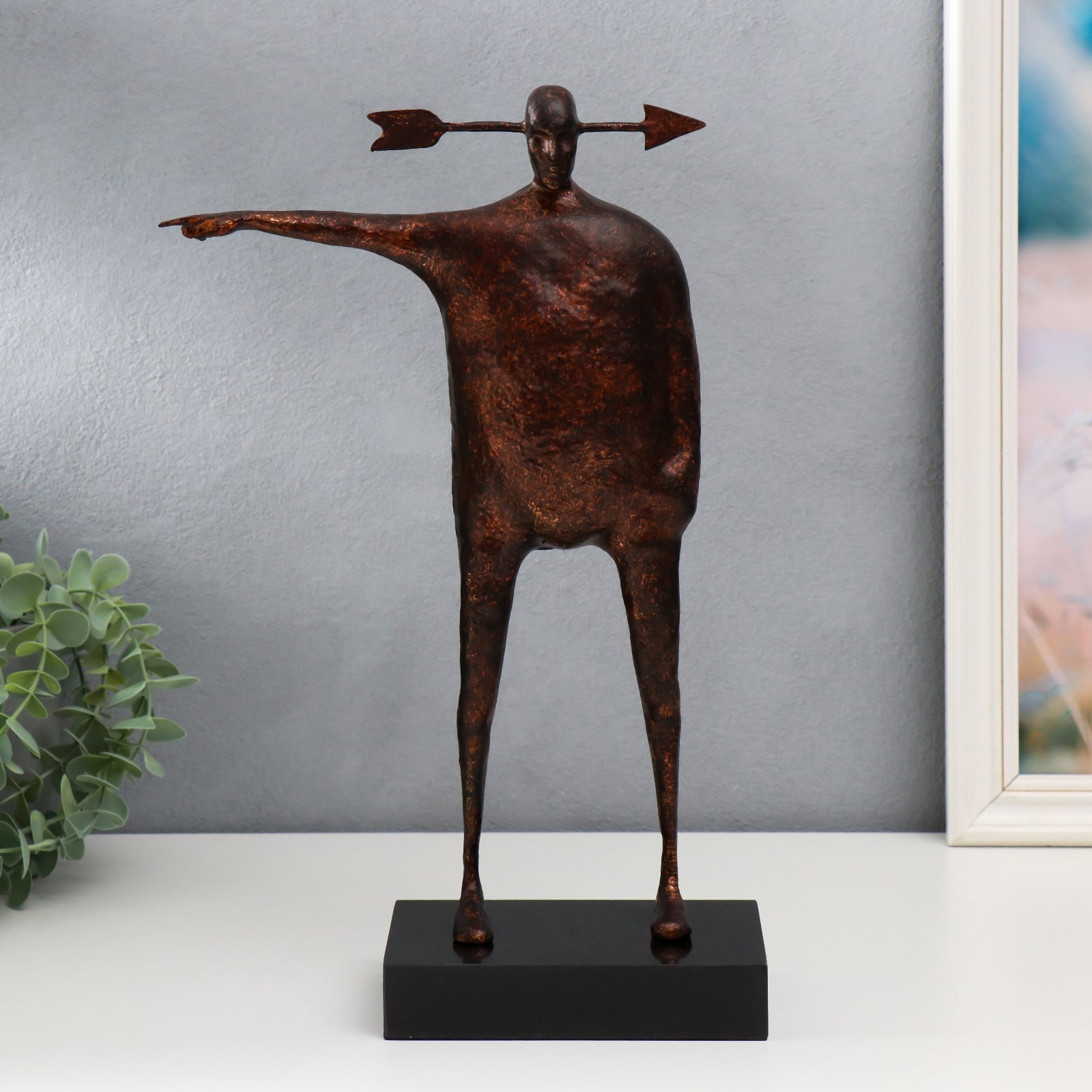 Изображение товара Сувенир интерьерный Скульптура, Выстрел в голову 37x9.8x22.5 см