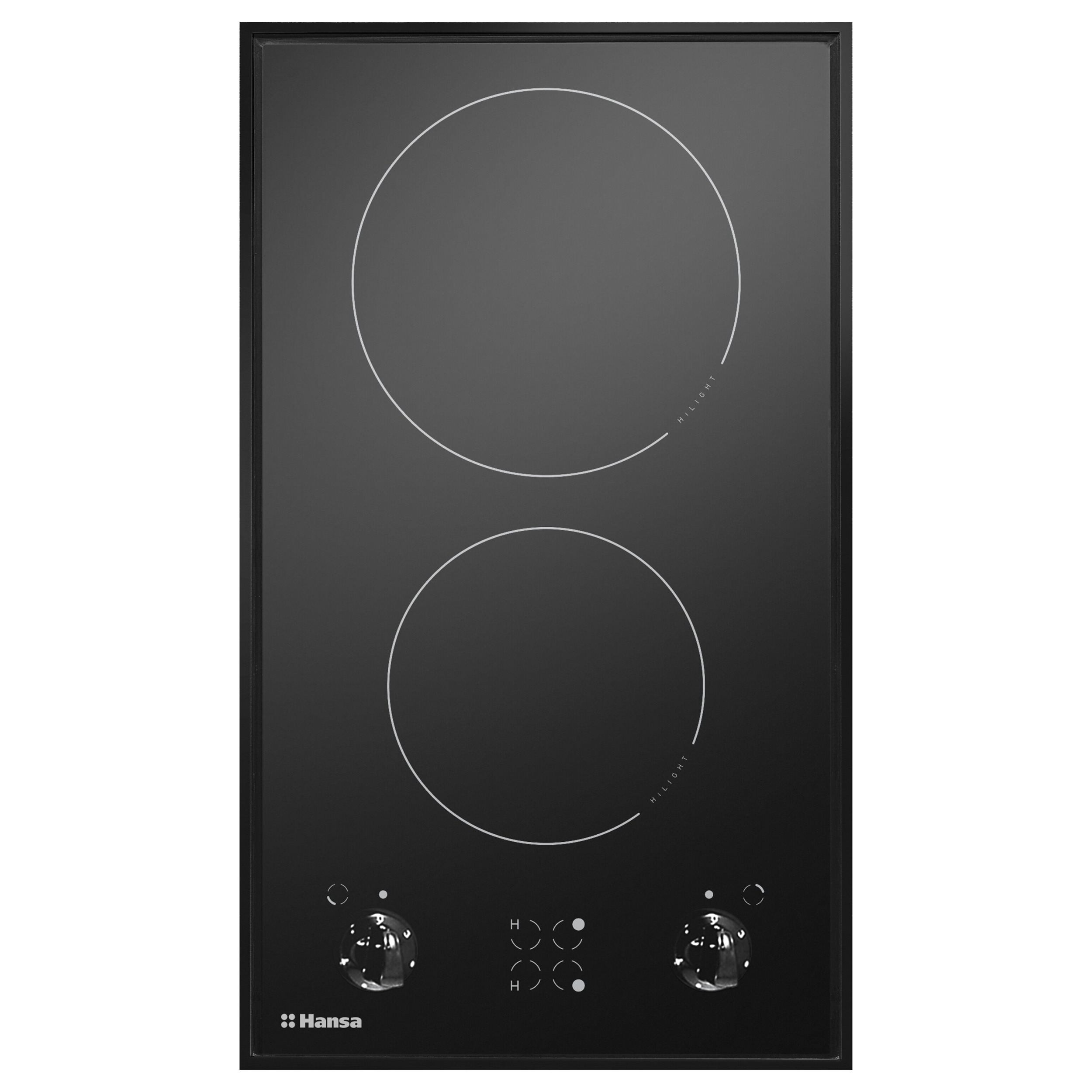 Изображение товара Электрическая варочная панель Hansa BHCS31116 30 см 2 конфорки черная