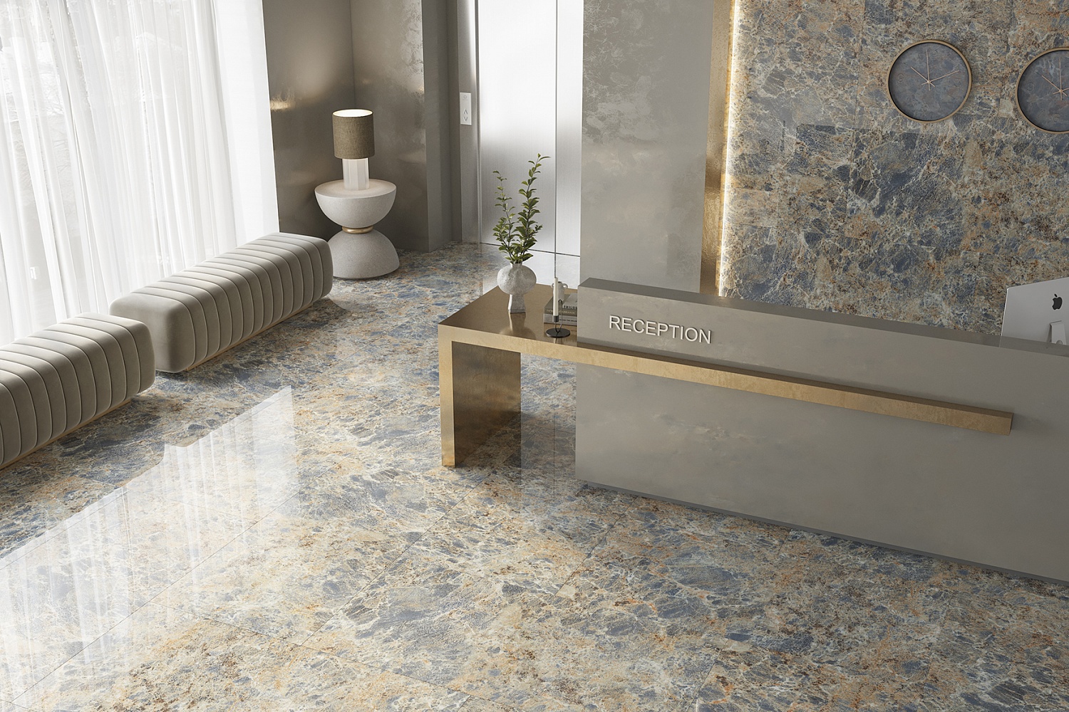 Изображение товара Керамогранит MPL-055744 Breccia Fantastico Sky 80x160см, цена за упаковку