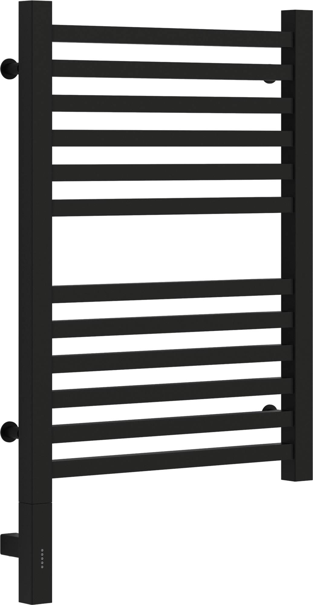 Изображение товара Полотенцесушитель электрический Сунержа Модус 3.0 Л 400x600 мм 300 Вт с терморегулятором лесенка цвет черный матовый