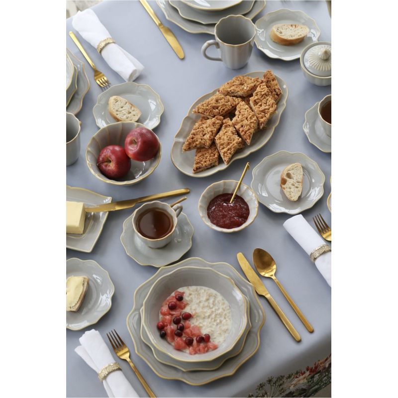 Изображение товара Блюдо сервировочное Myatashop England collection 19x32 см фарфор цвет серый