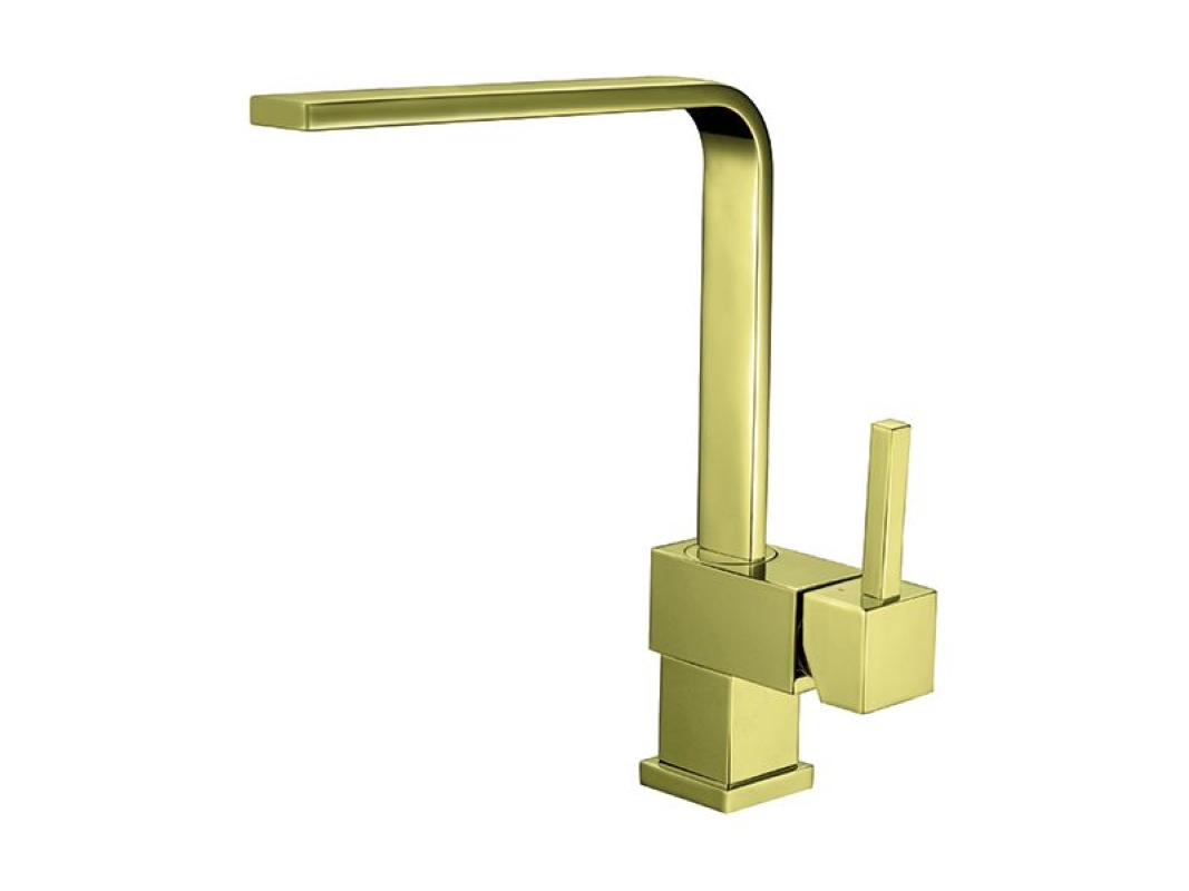 Изображение товара Смеситель кухонный ALVEUS Laguna monarch gold 28.5 см однорычажный