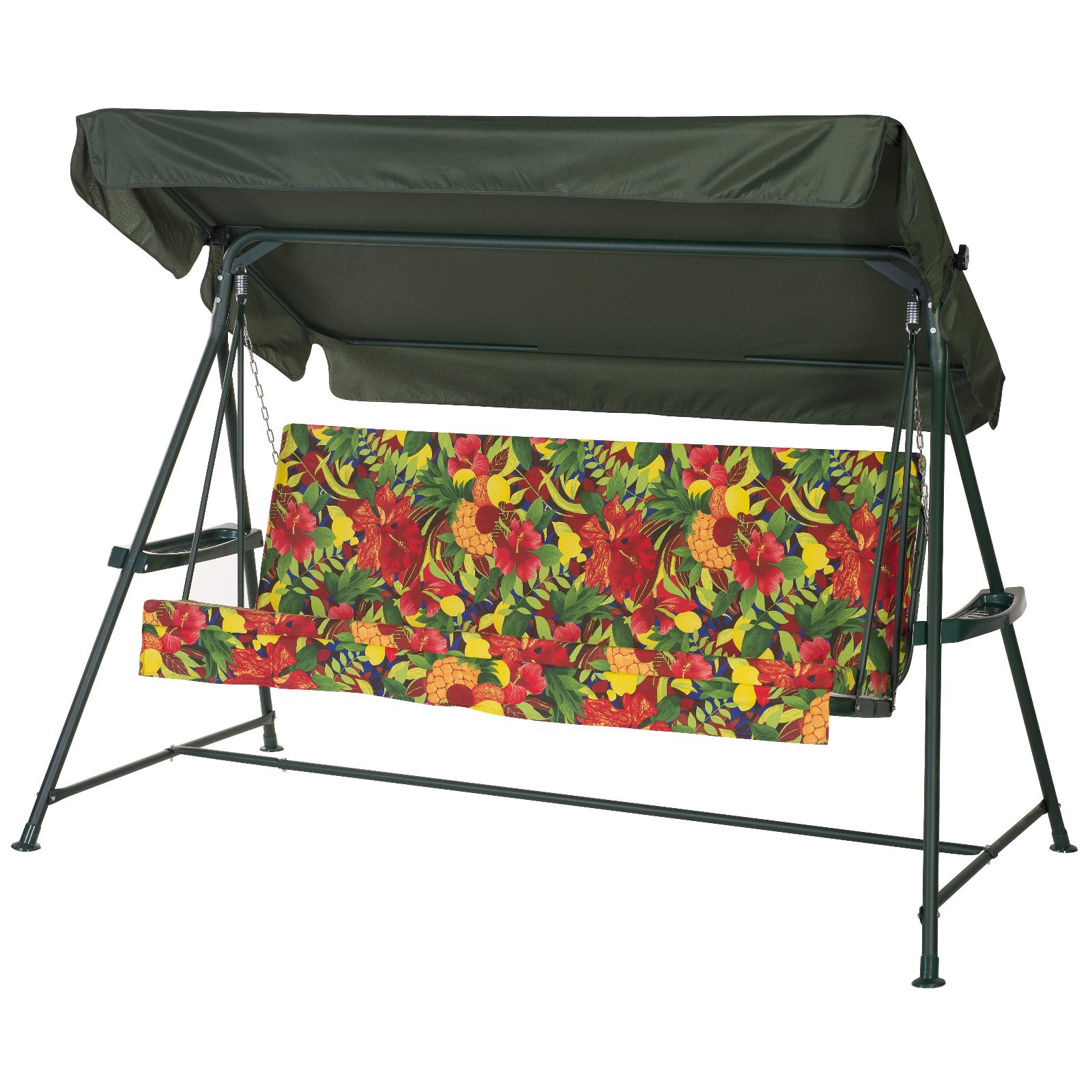 Изображение товара Качели садовые Simaland Касабланка 3-х местные до 220 кг зеленые