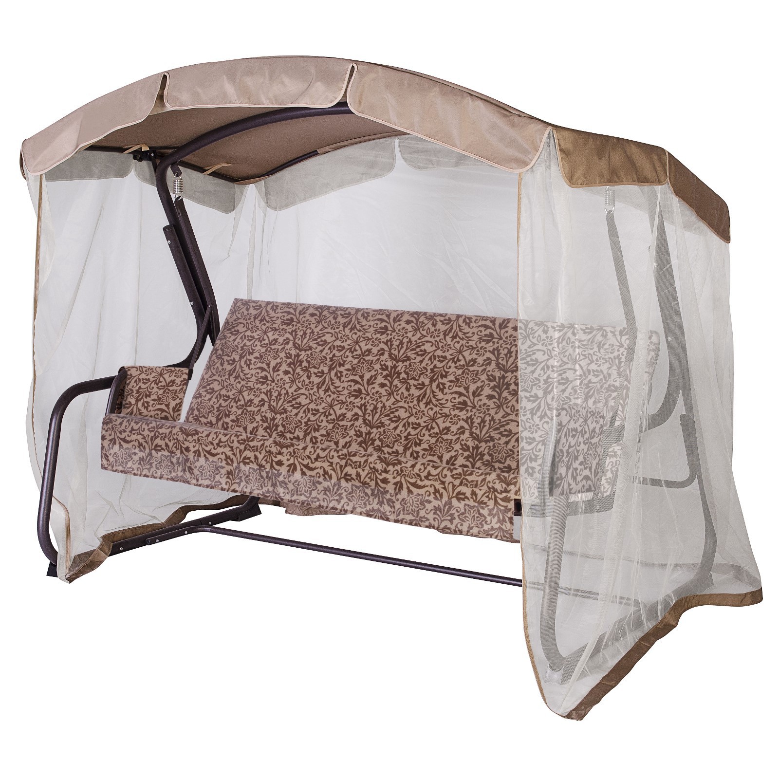 Изображение товара Качели садовые Simaland 7728901 еаэс n ru д-ru.ра08.в.15550/22 3 до 300 кг шоколад