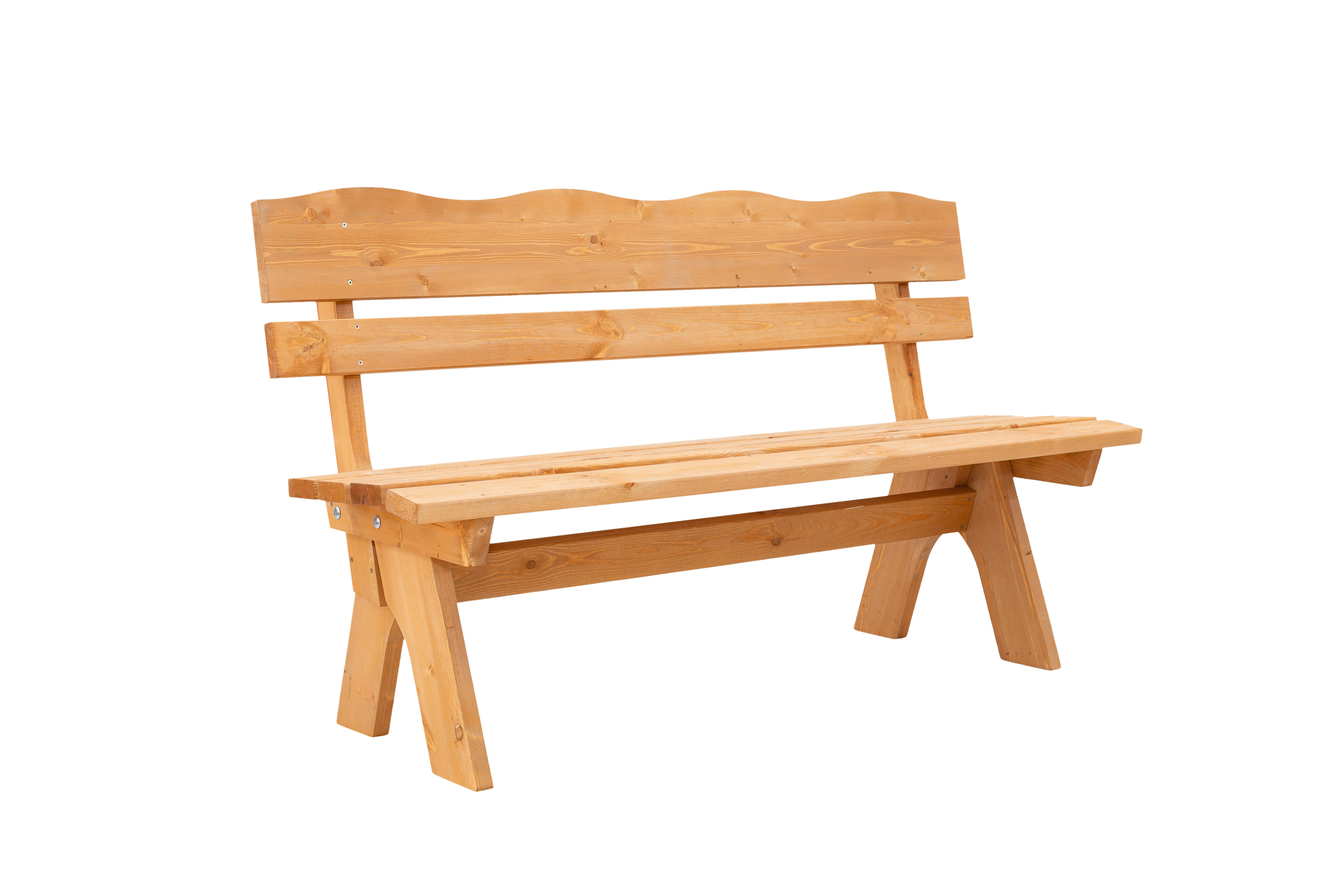 Изображение товара Скамья садовая Фотон 148 см x 42 см x 86 см дерево коричневый