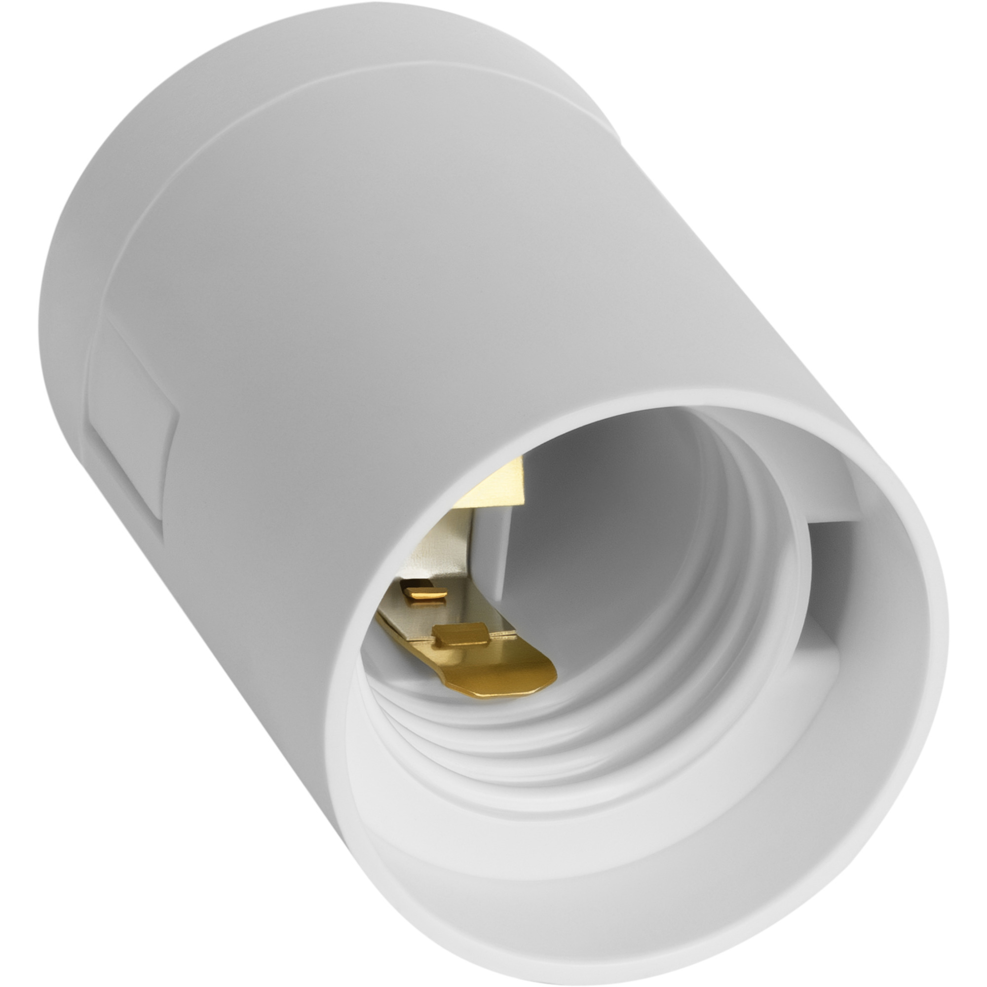 Изображение товара Патрон REV 24533 9 пластиковый для лампы E27 цвет белый