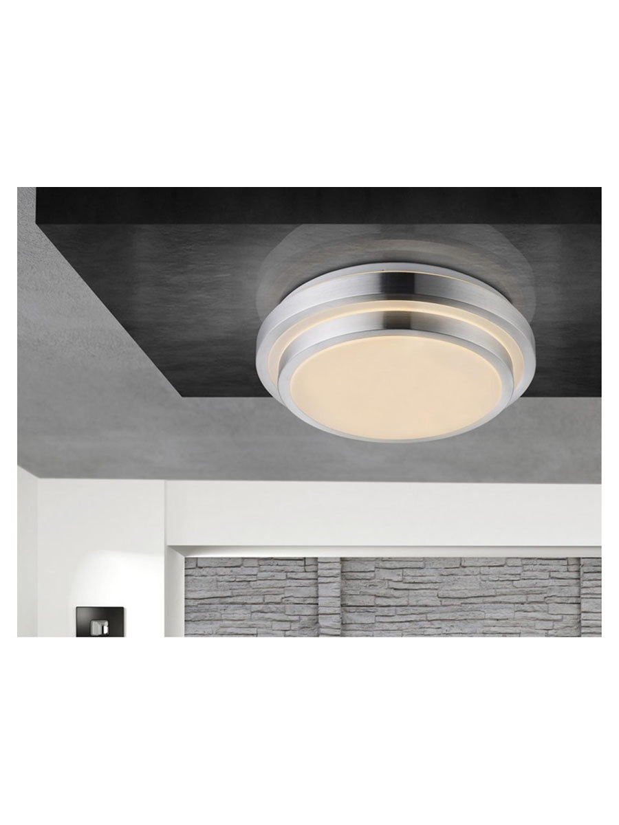 Изображение товара Настенно-потолочный светильник GLOBO 41738-24 Ina I серебро с нейтральным белым светом