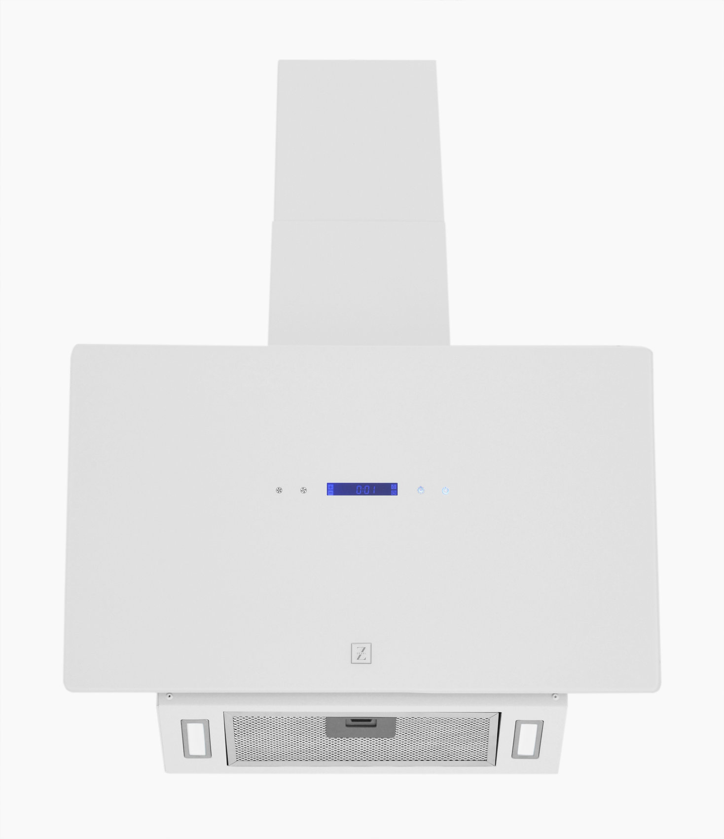 Изображение товара Настенная вытяжка ZHC602W 60 см белая с LED дисплеем и сенсорным управлением