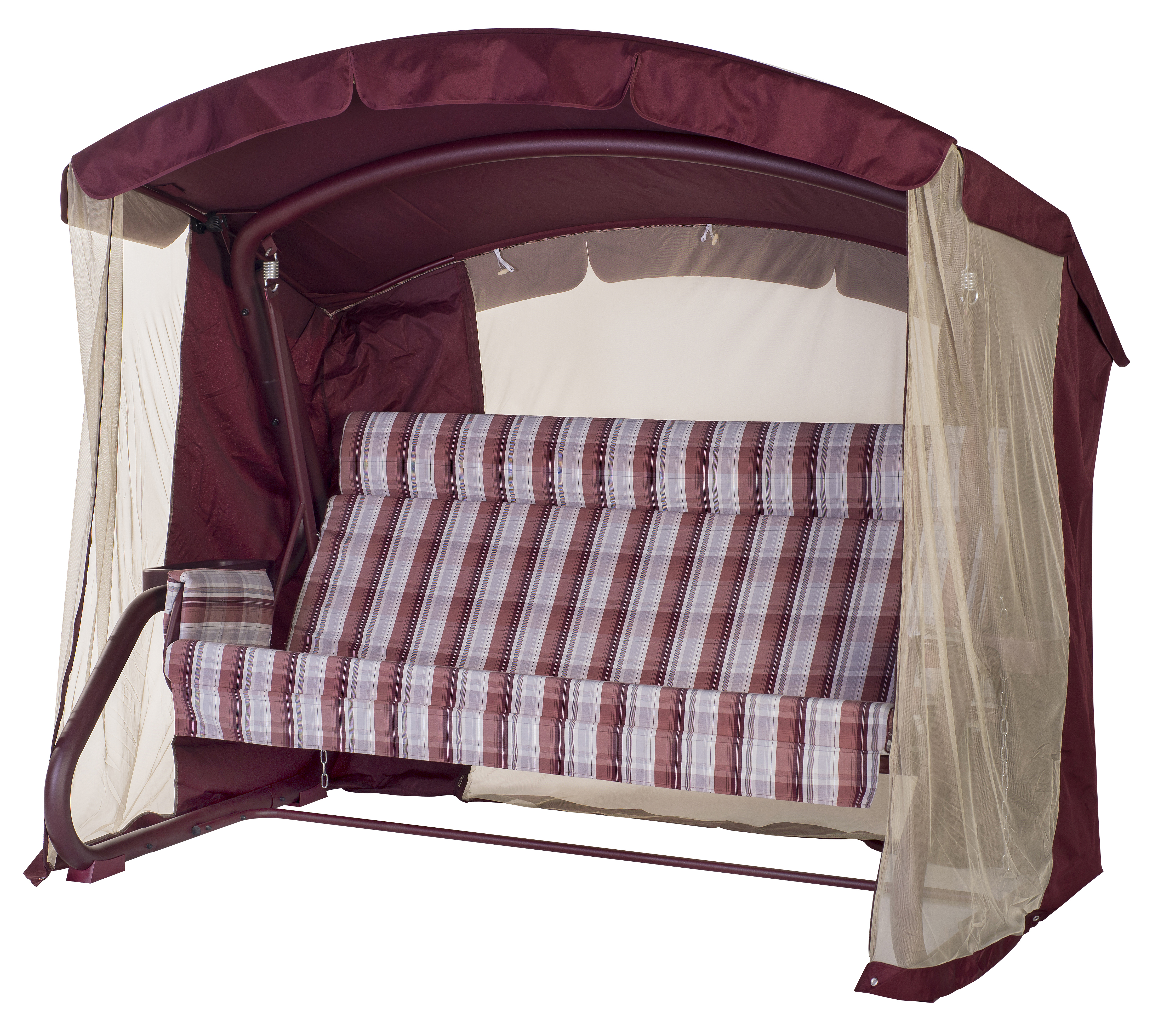 Изображение товара Качели садовые Толедо 4 места с тентом и москитной сеткой премиум качество