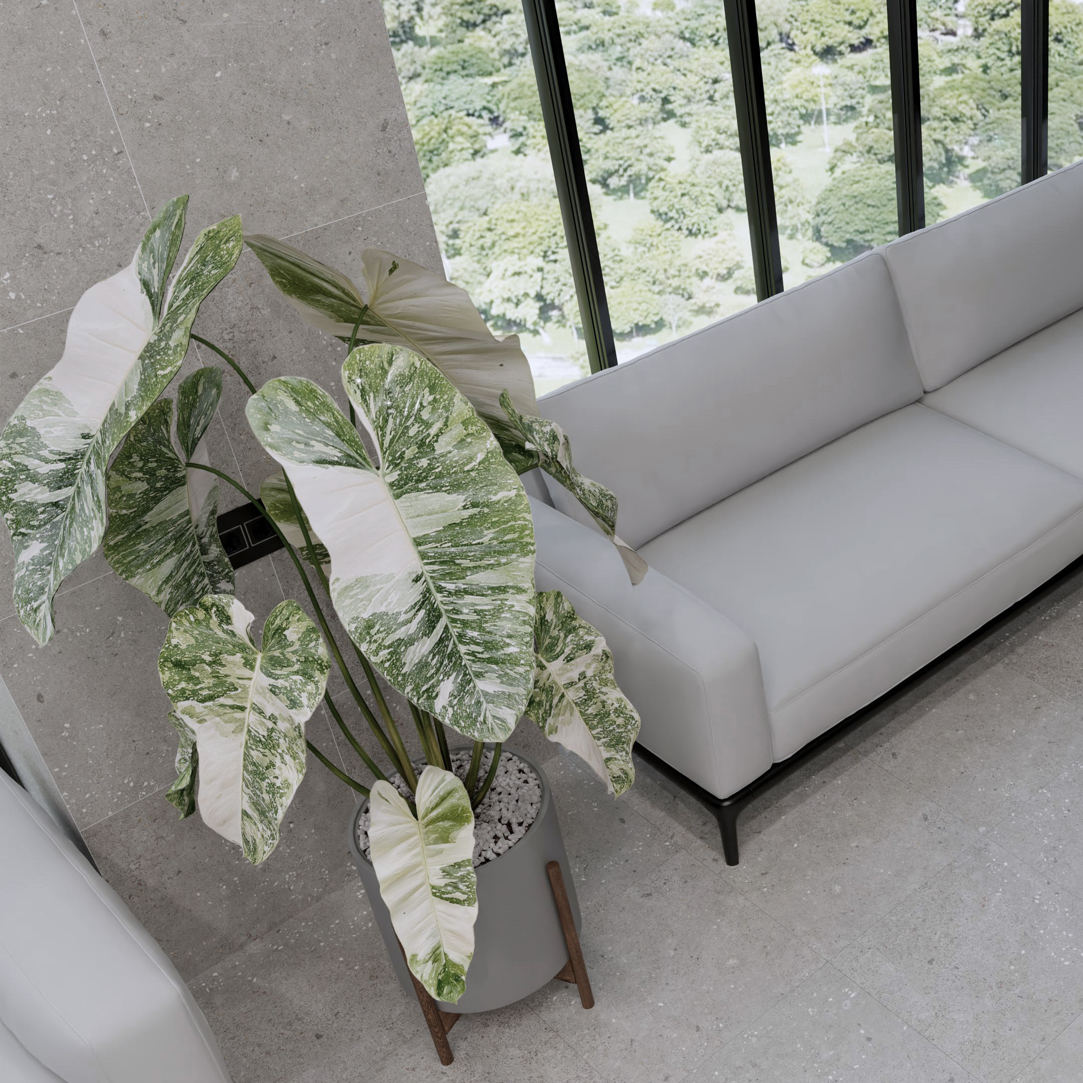 Изображение товара Керамогранит Beryoza Ceramika Elements Gp Grey 50x50 см 1.5 м² для пола и стены